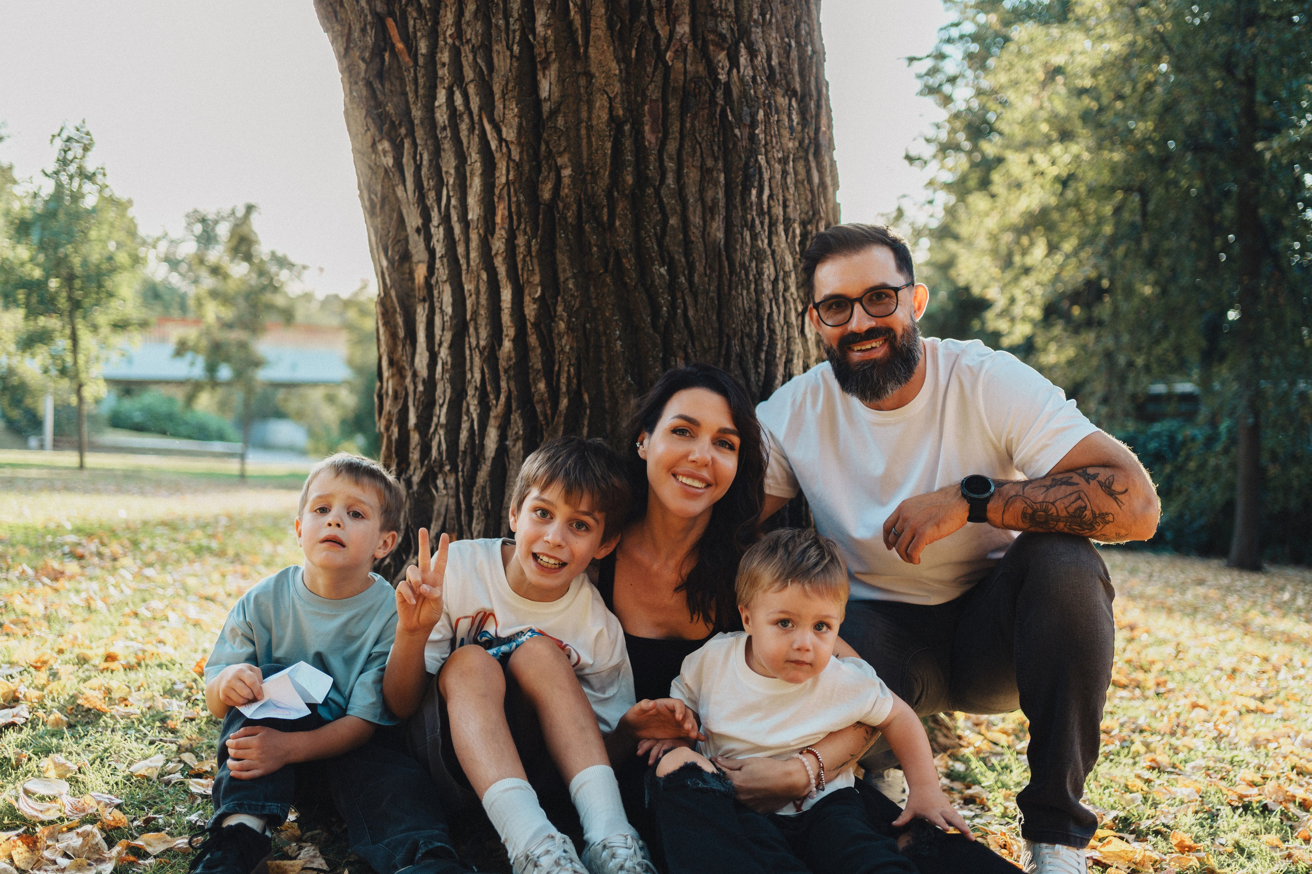Аня, Илья и сыновья. Семейный и детский фотограф и видеограф в Москве, Серпухове и Тарусе Валерия Сорокина