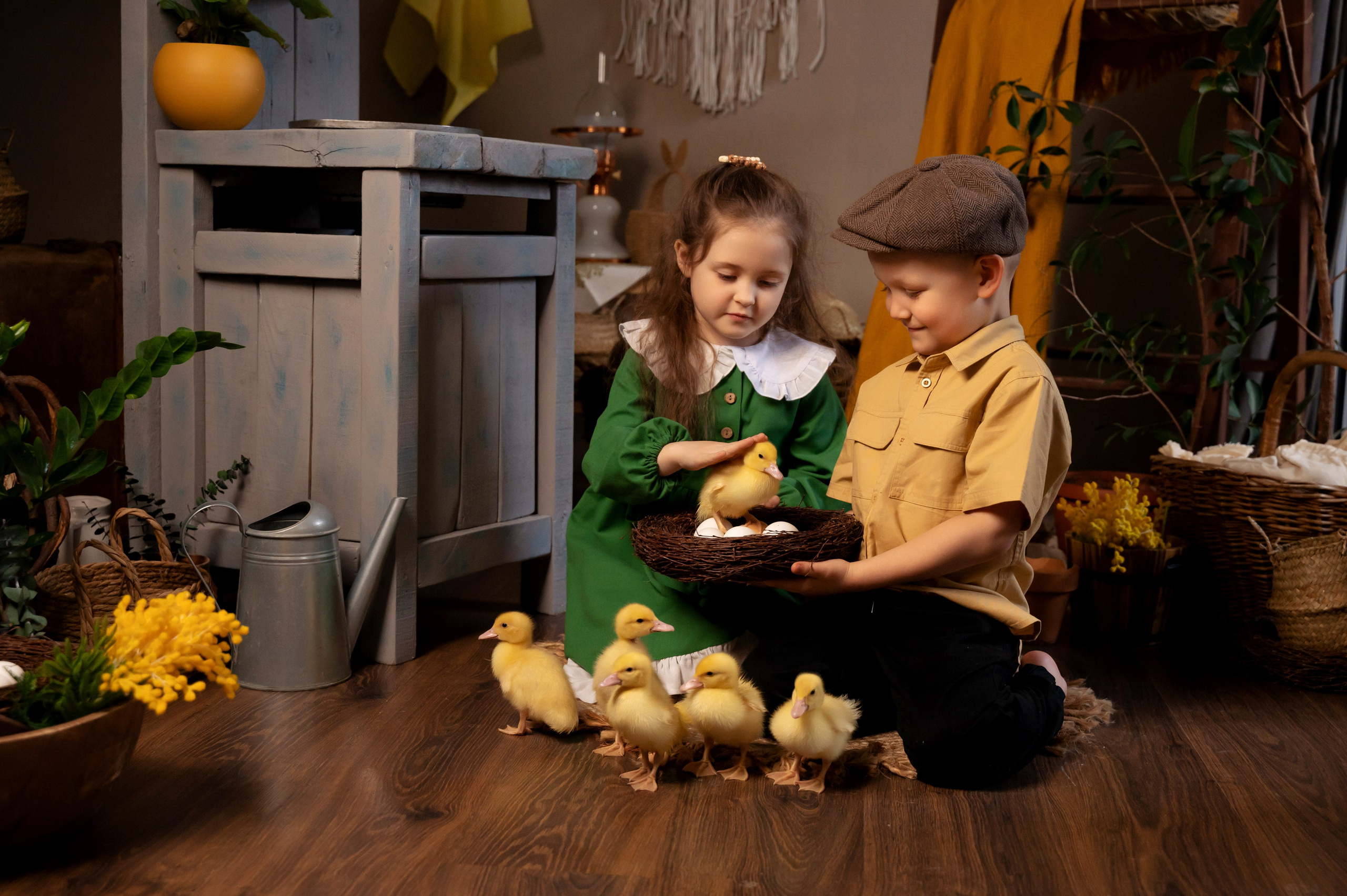 Купание утят. Елена Задорина