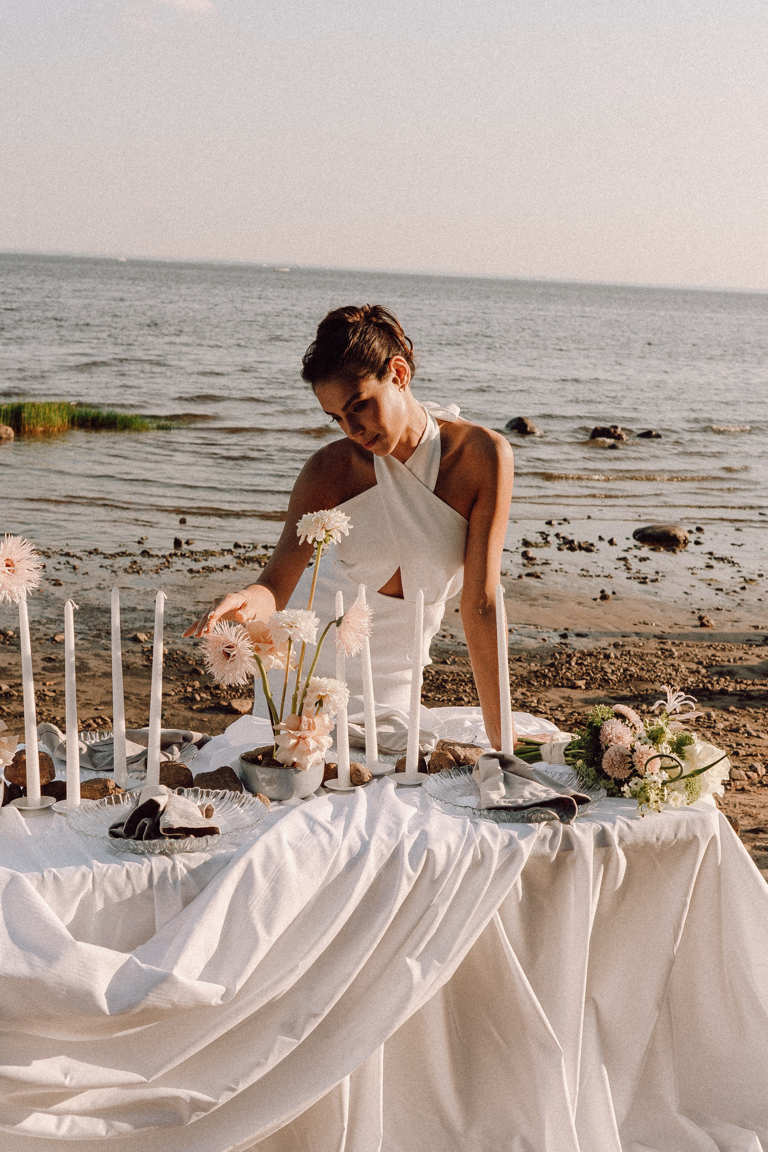 СВАДЕБНАЯ ФОТОСЕССИЯ ВЫЕЗДНОЙ ЦЕРЕМОНИИ (ФИНСКИЙ ЗАЛИВ). Профессиональный фотограф, Санкт-Петербург — Виктория Богомолова