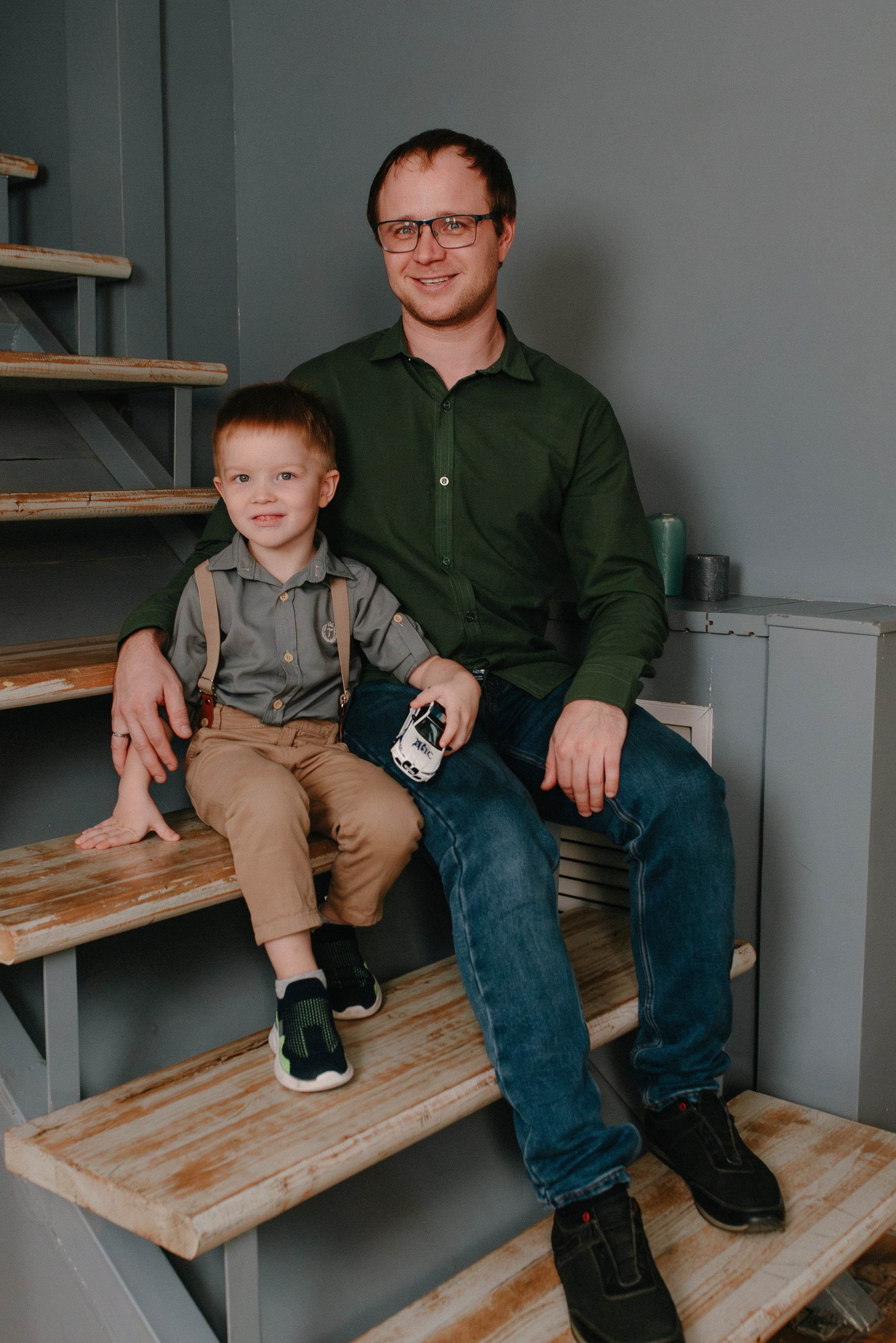 Большая семейная съемка к дню рождения Михаила. Фотограф в Новосибирске Анастасия Курто