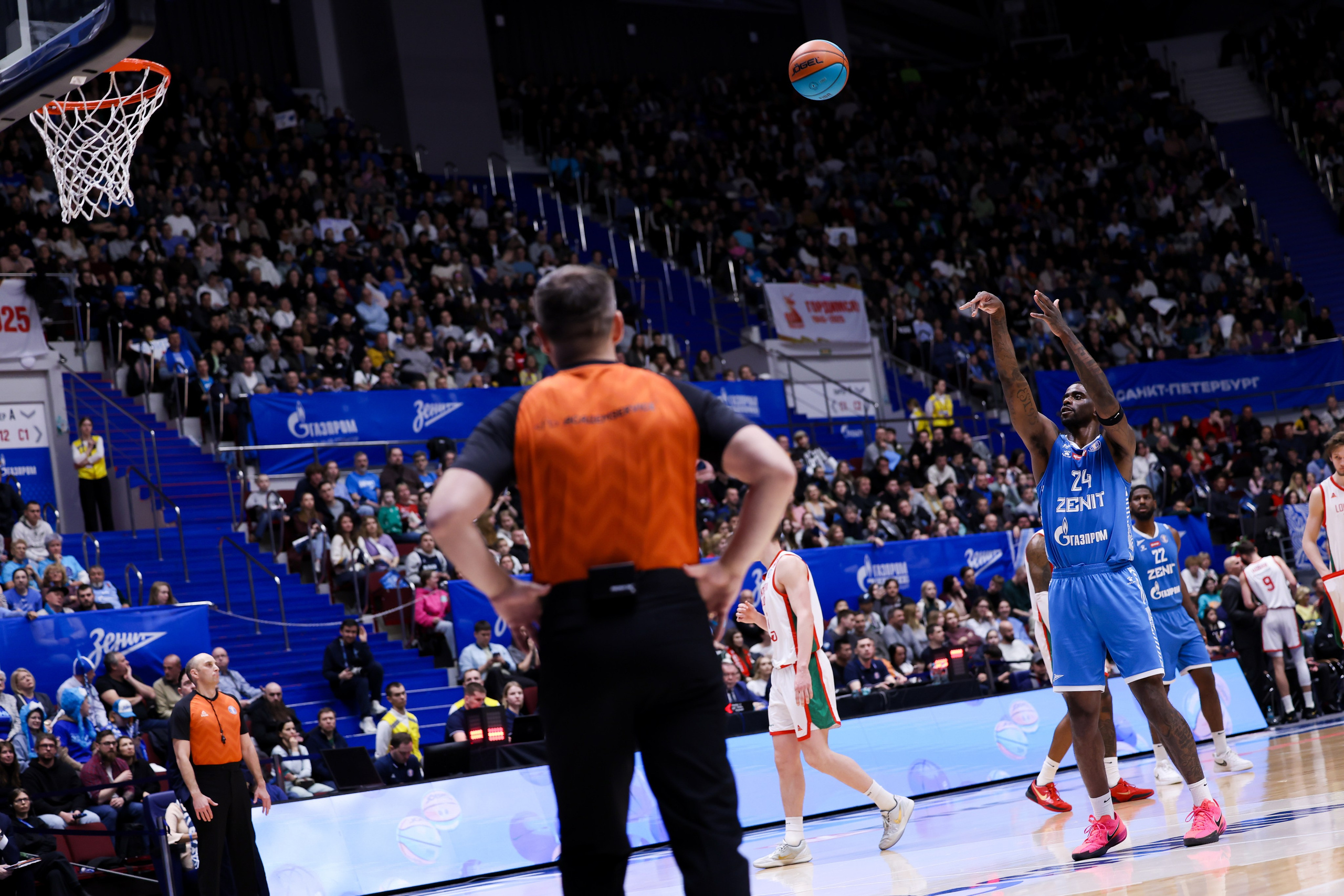 БК Зенит — БК Локомотив-Кубань 07.05.2025. Спортивный и репортажный фотограф Антон Тереханов