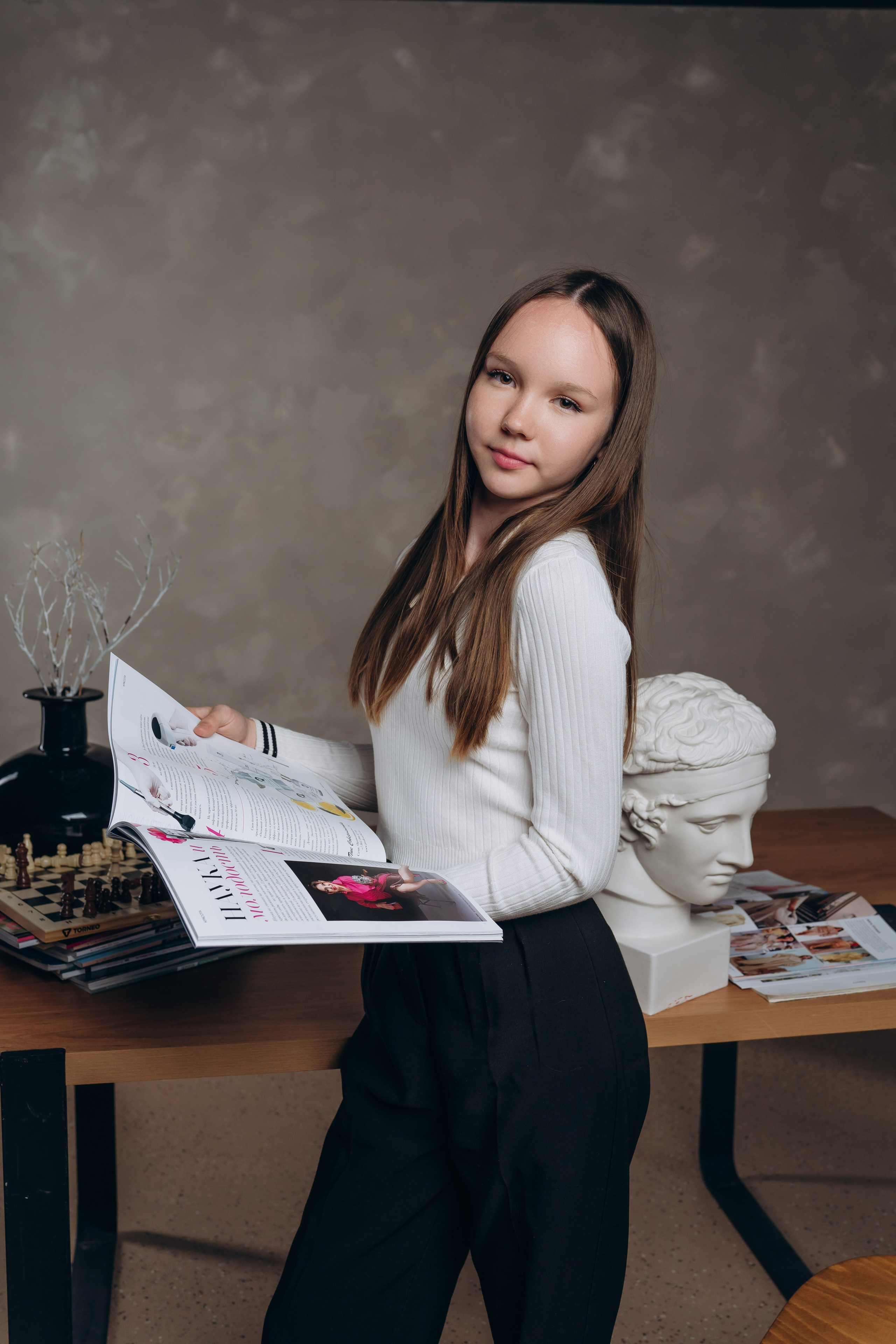 Рекламная съемка Woodbook. Efimova Model Agency