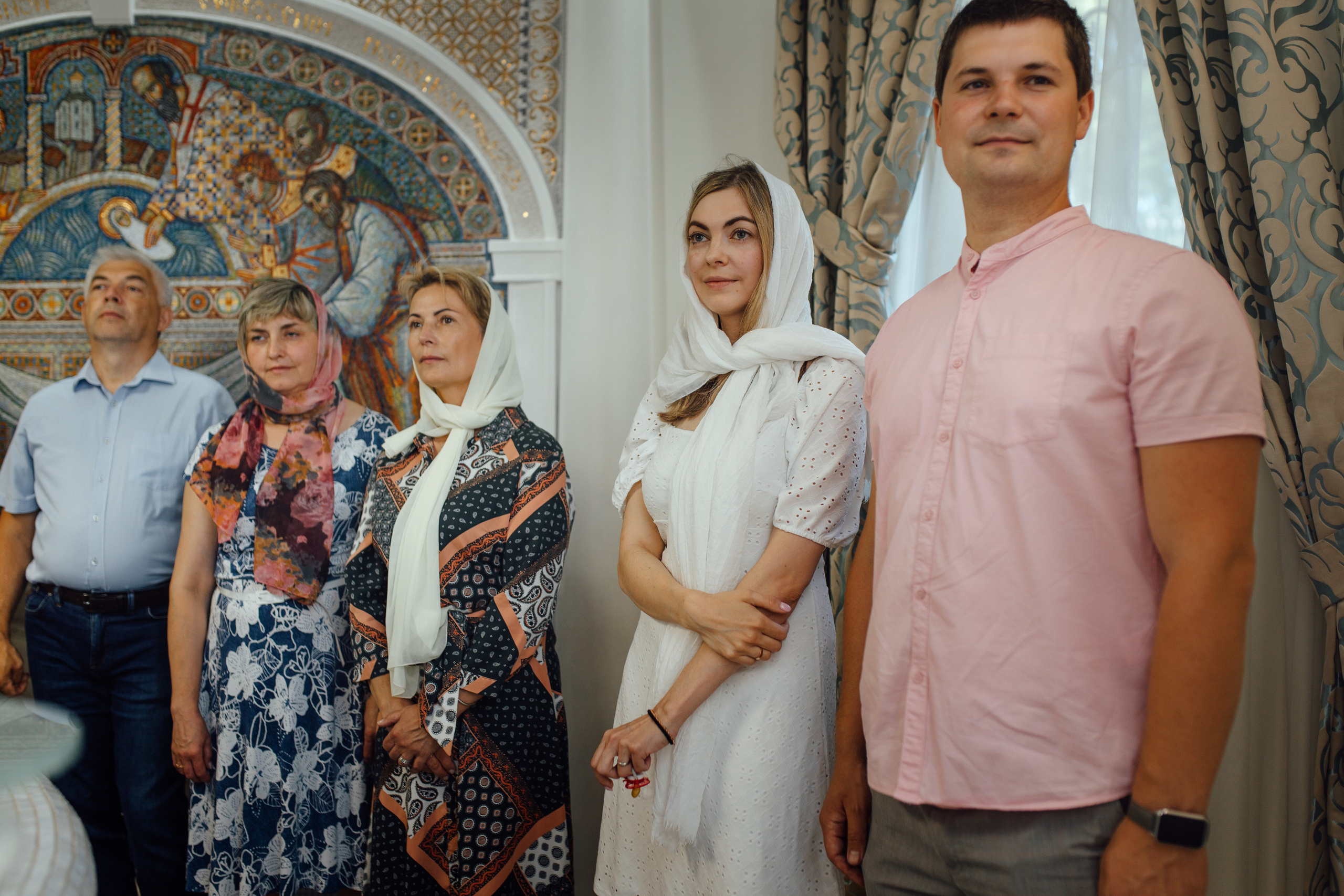 Крещение Аделины, храм Святой Троицы, июль 2024