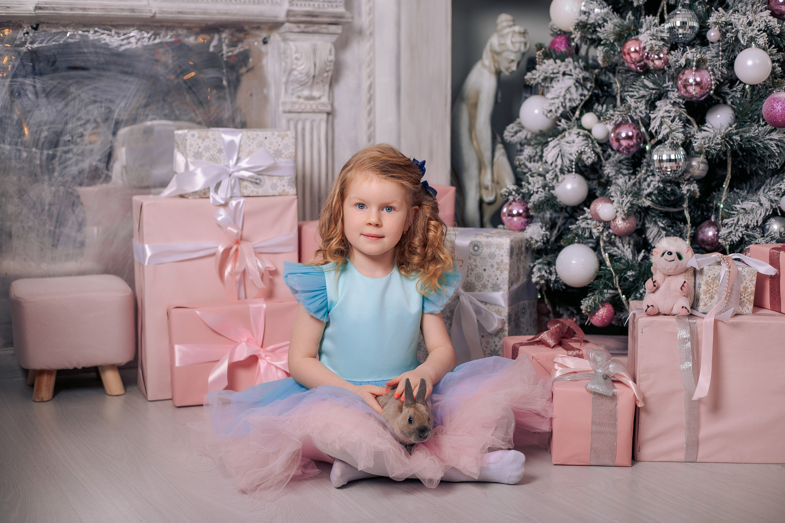 Новогодняя фотосессия фотодень спб с кроликами. Фотограф в Санкт-Петербурге, Анна Скворцова