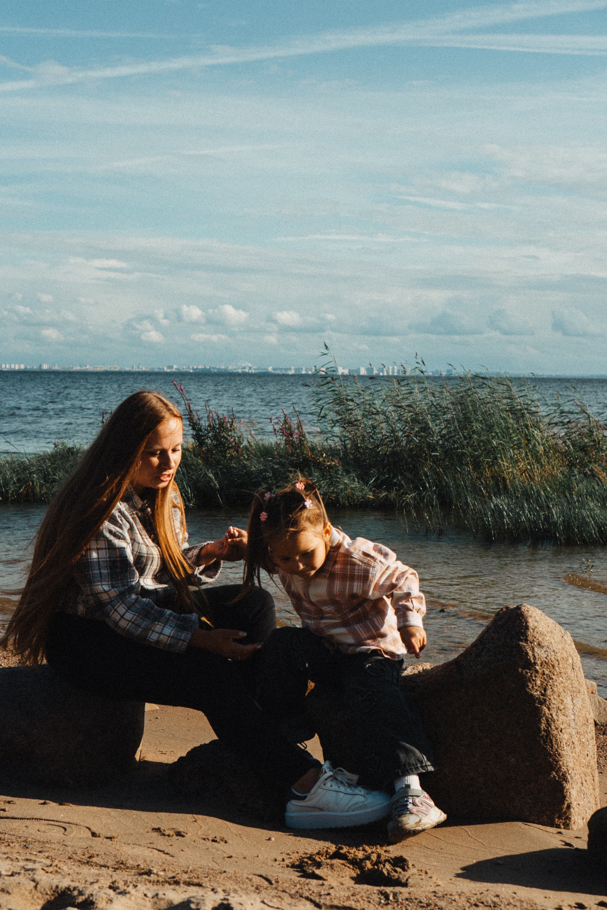МАМА И ДОЧКА НА ФИНСКОМ ЗАЛИВЕ. Профессиональный фотограф, Санкт-Петербург — Виктория Богомолова