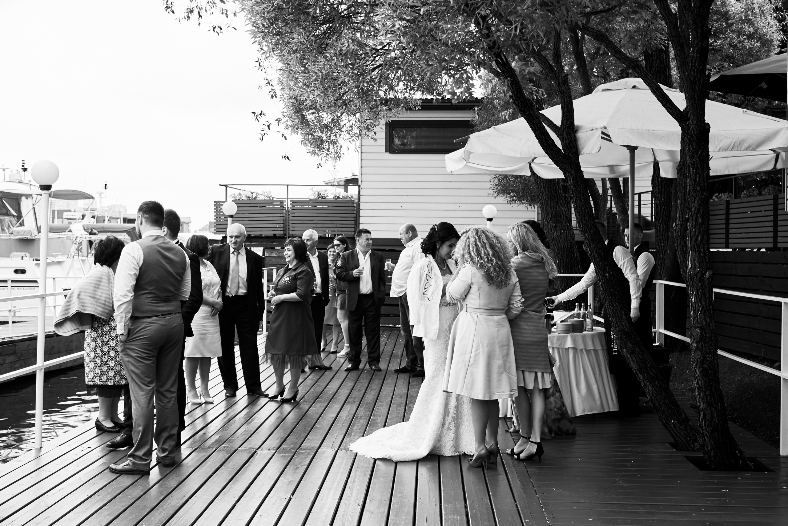 Свадебная фотосессия, Яхт-клуб Нептун. Свадебный фотограф в Москве Станислав Донченко