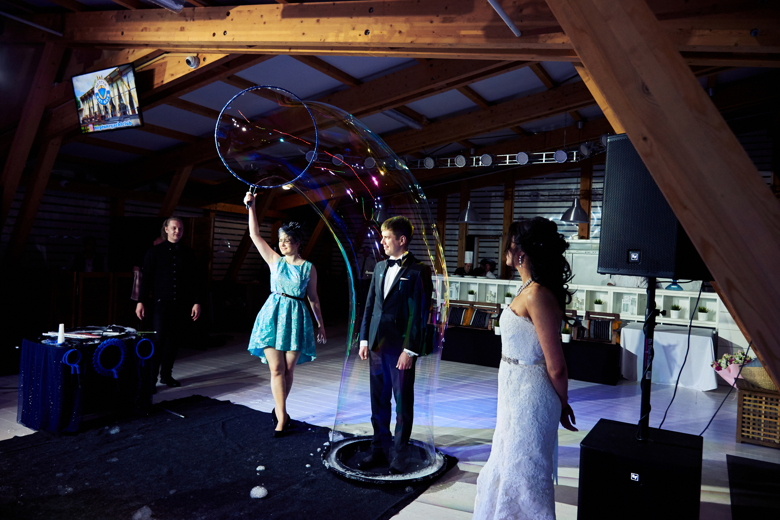 Свадебная фотосессия, Яхт-клуб Нептун. Свадебный фотограф в Москве Станислав Донченко