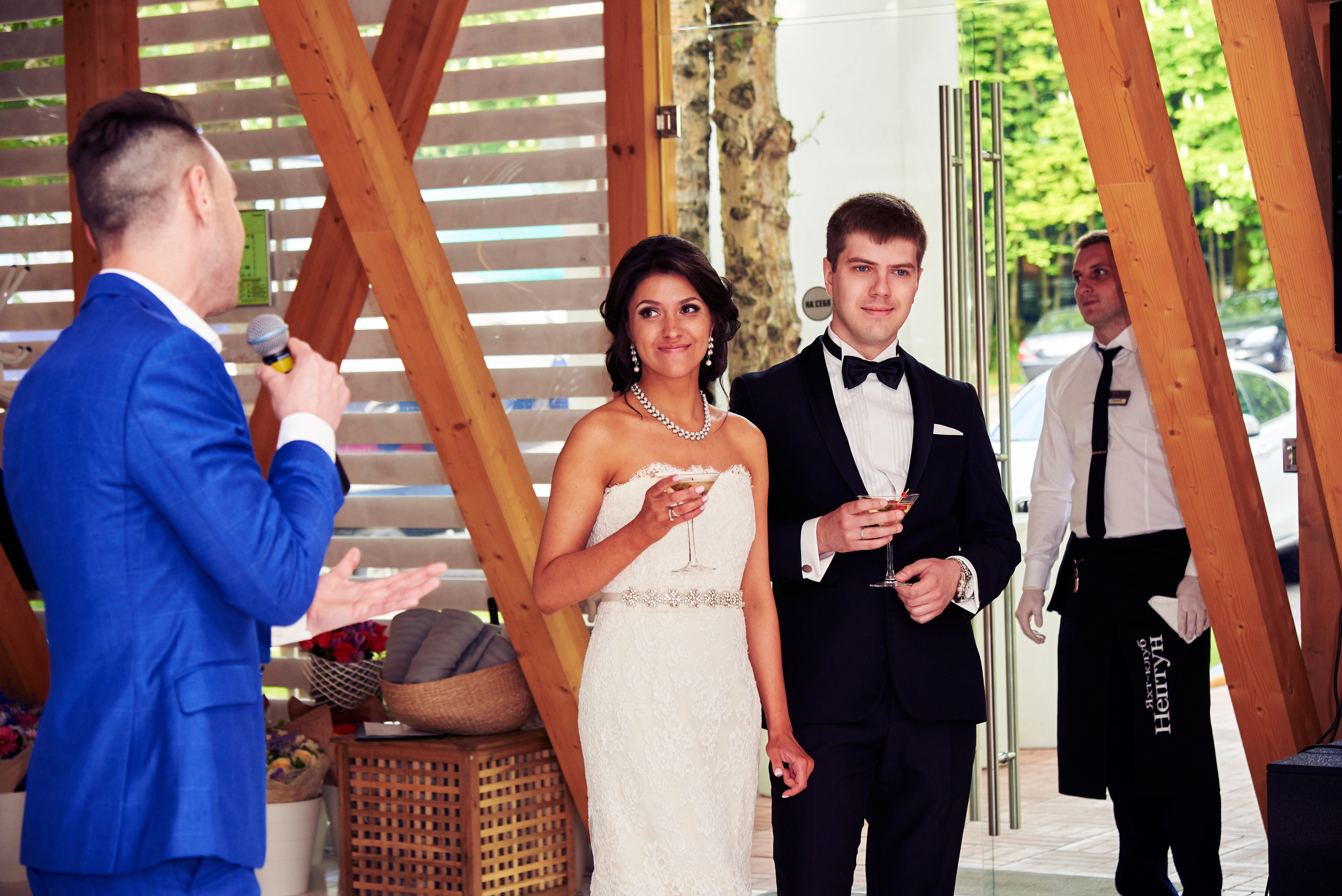 Свадебная фотосессия, Яхт-клуб Нептун. Свадебный фотограф в Москве Станислав Донченко