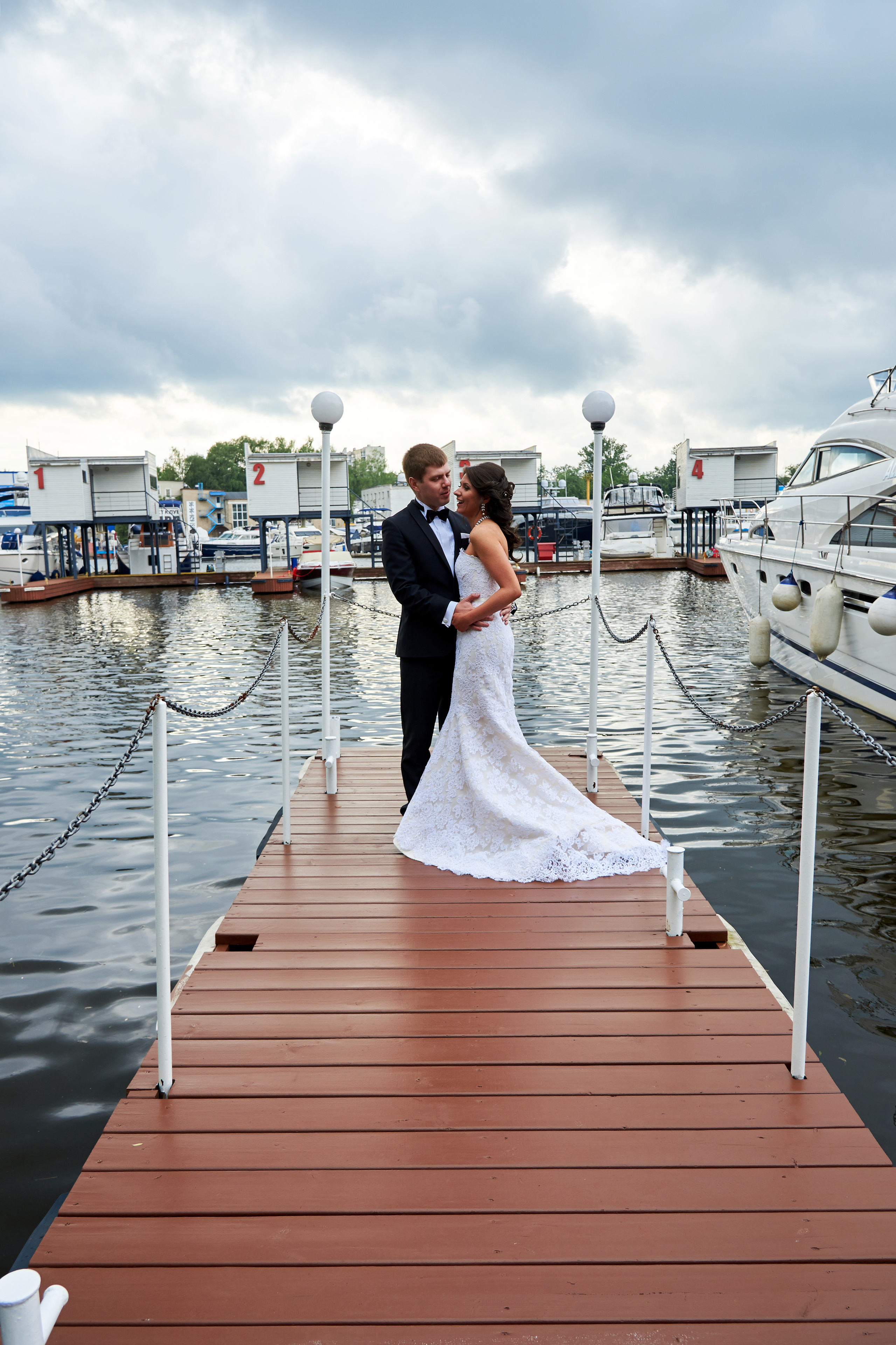 Свадебная фотосессия, Яхт-клуб Нептун. Свадебный фотограф в Москве Станислав Донченко
