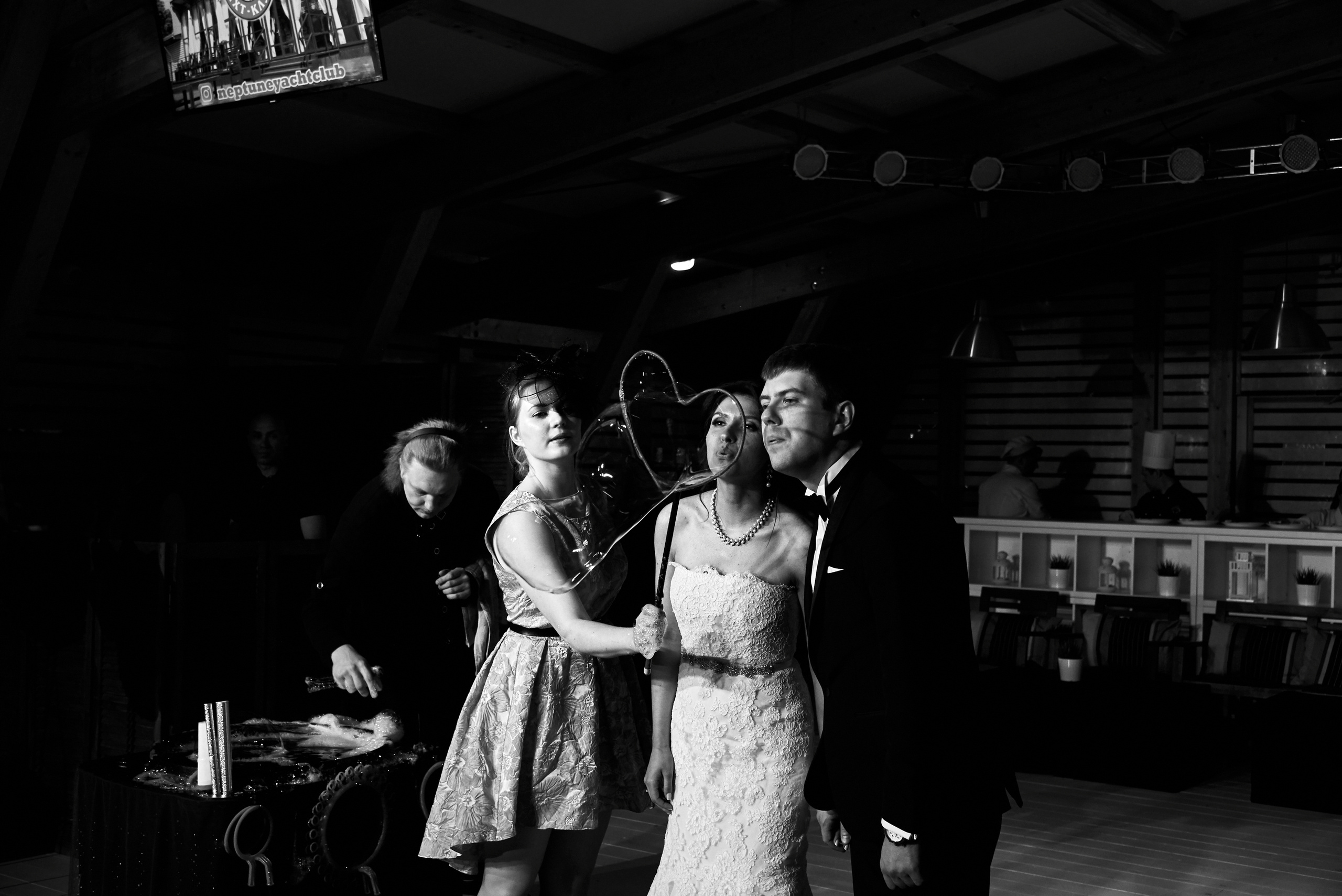 Свадебная фотосессия, Яхт-клуб Нептун. Свадебный фотограф в Москве Станислав Донченко
