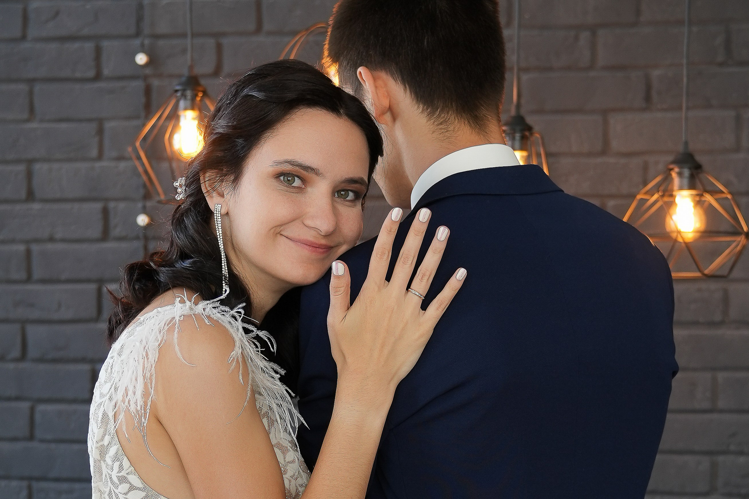 Свадебная фотосессия в интерьерной студии. Семейный фотограф Владимир Просвиркин. г. Самара