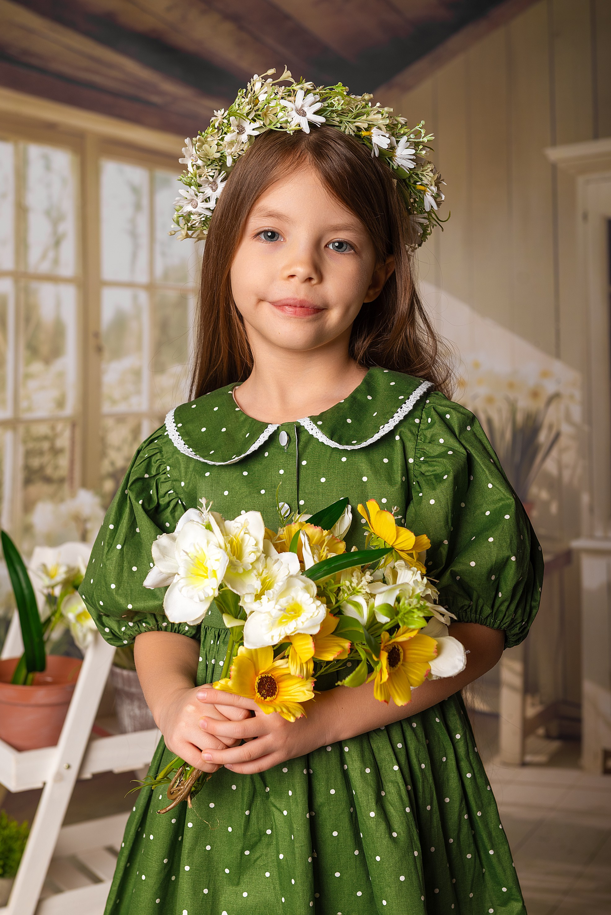 Сюжет «Нарциссы». Детская фотостудия Виктории Шараповой