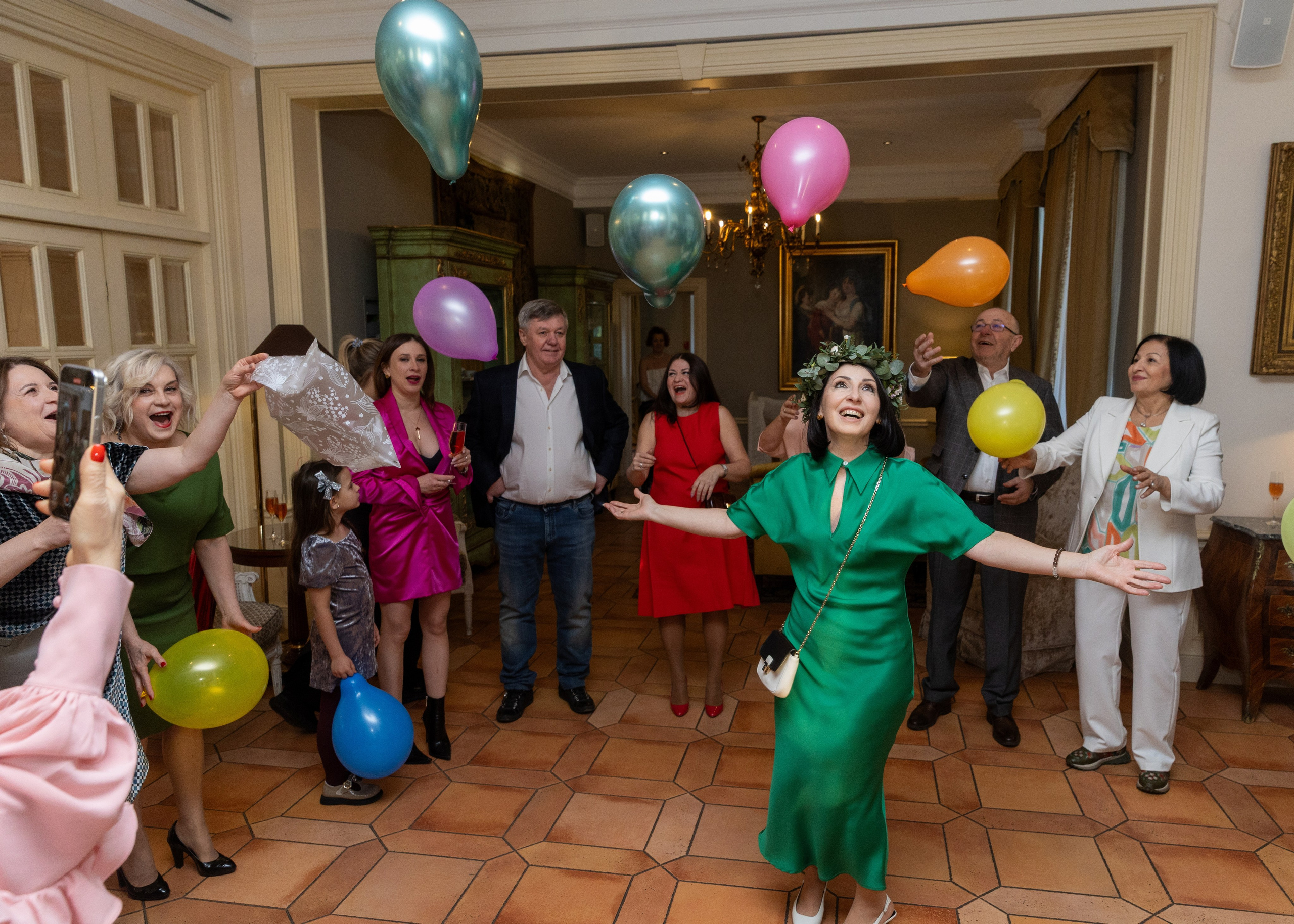 Юбилей Ольги. Отель Скандинавия. Фотограф в Санкт-Петербурге Закута Ольга