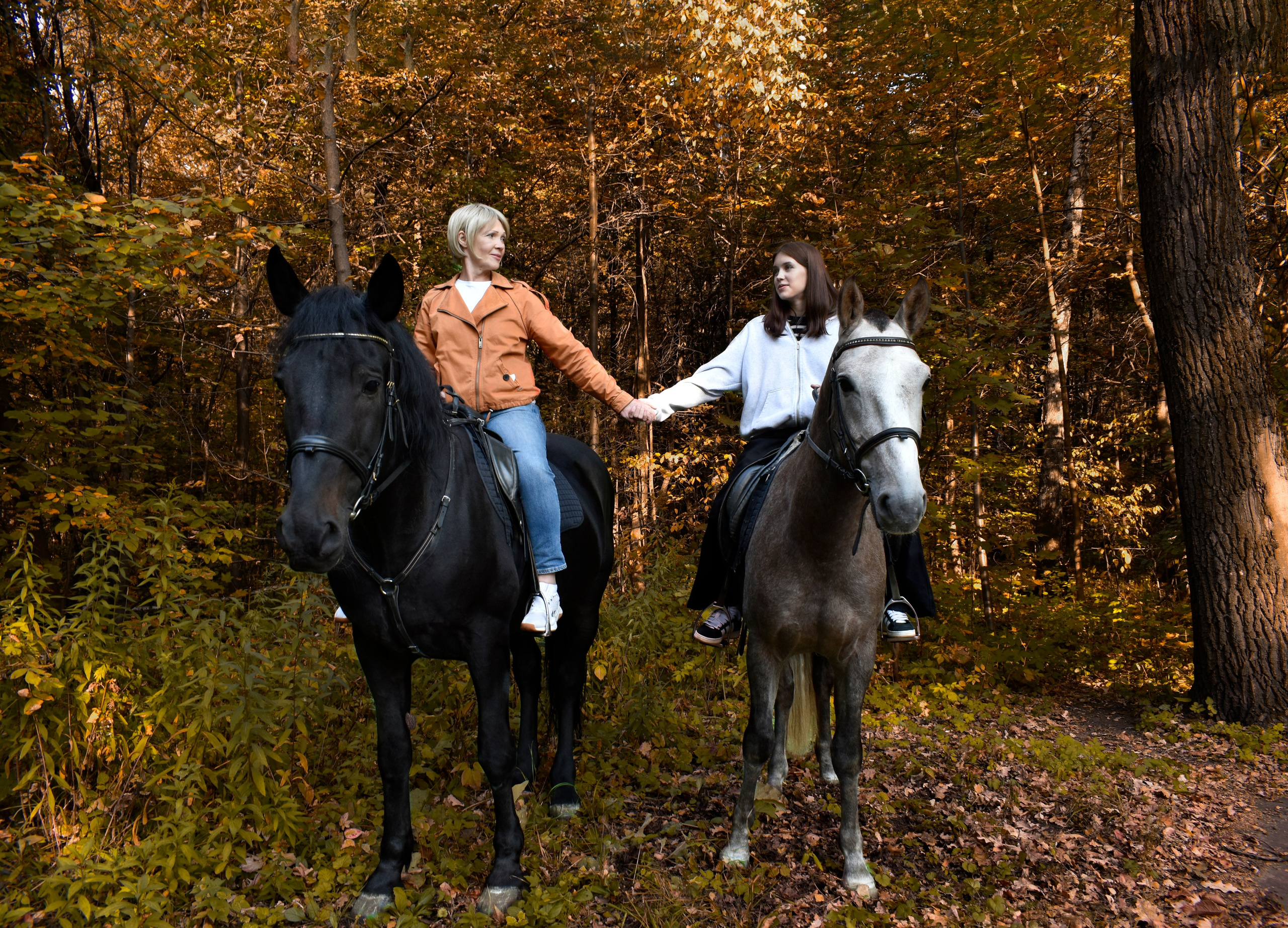 Людмила и Екатерина. Связь поколений. Конный фотограф Москва