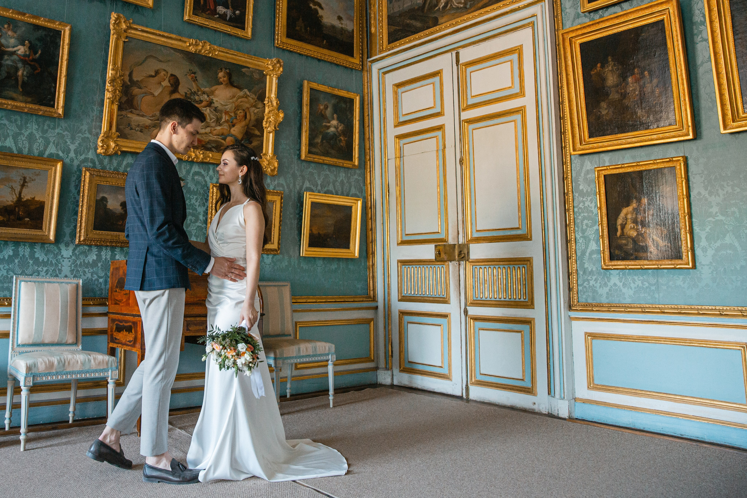 Свадебная фотосессия в усадьбе Кусково. Фотограф и видеограф Анна Домашенко