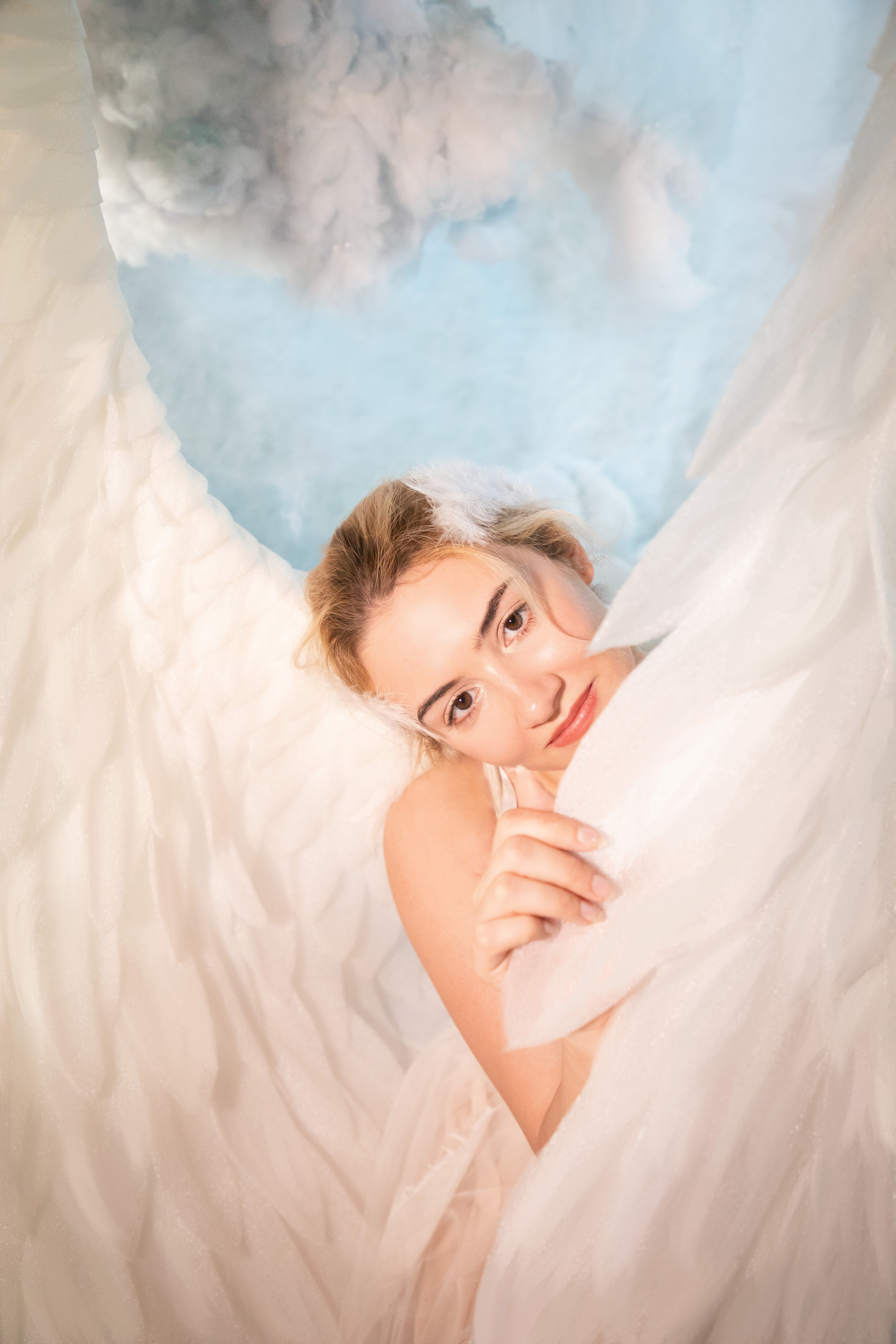 Ангел, богиня Ника. Юлия Башкатова, сказочный фотограф, Москва