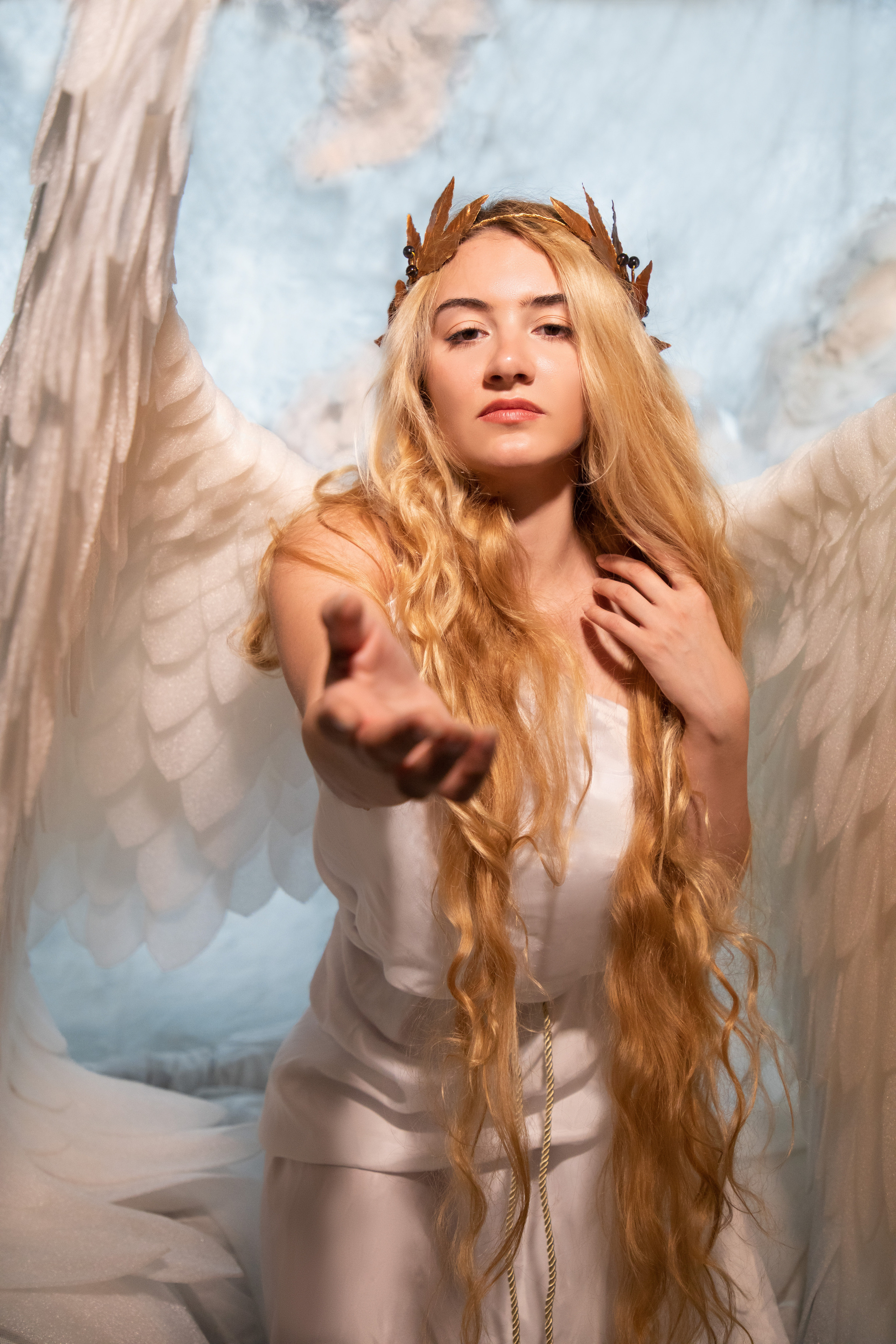 Ангел, богиня Ника. Юлия Башкатова, сказочный фотограф, Москва