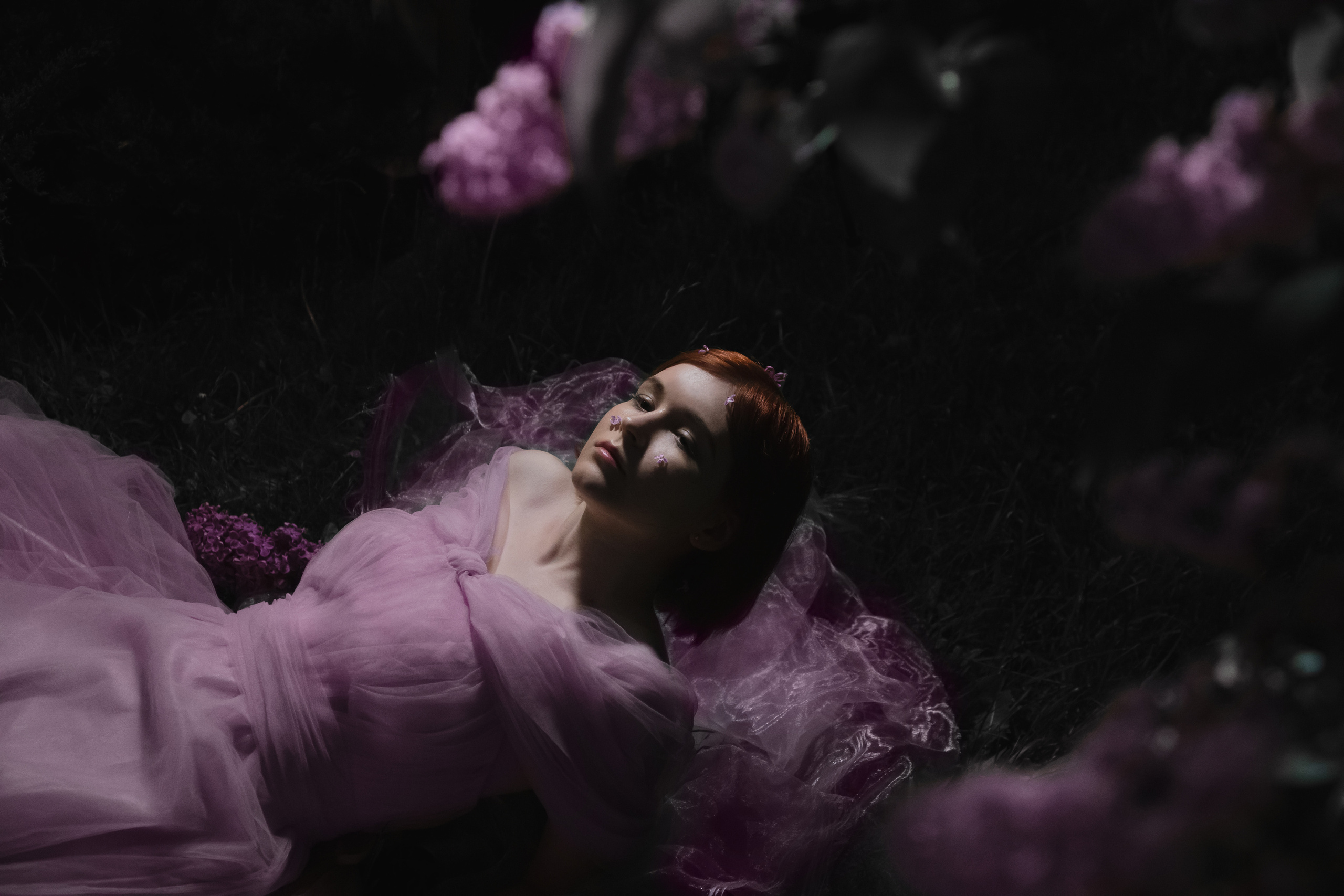 Ночная в сирени. Юлия Башкатова, сказочный фотограф, Москва