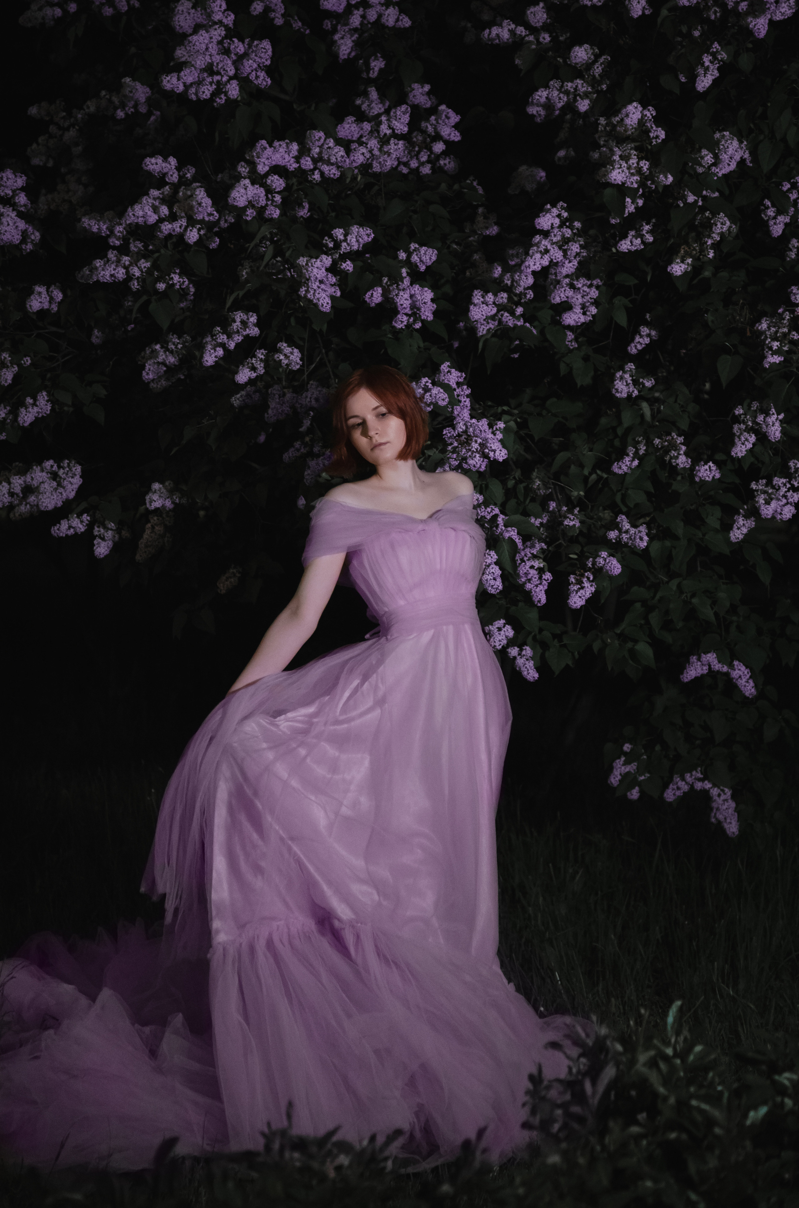 Ночная в сирени. Юлия Башкатова, сказочный фотограф, Москва
