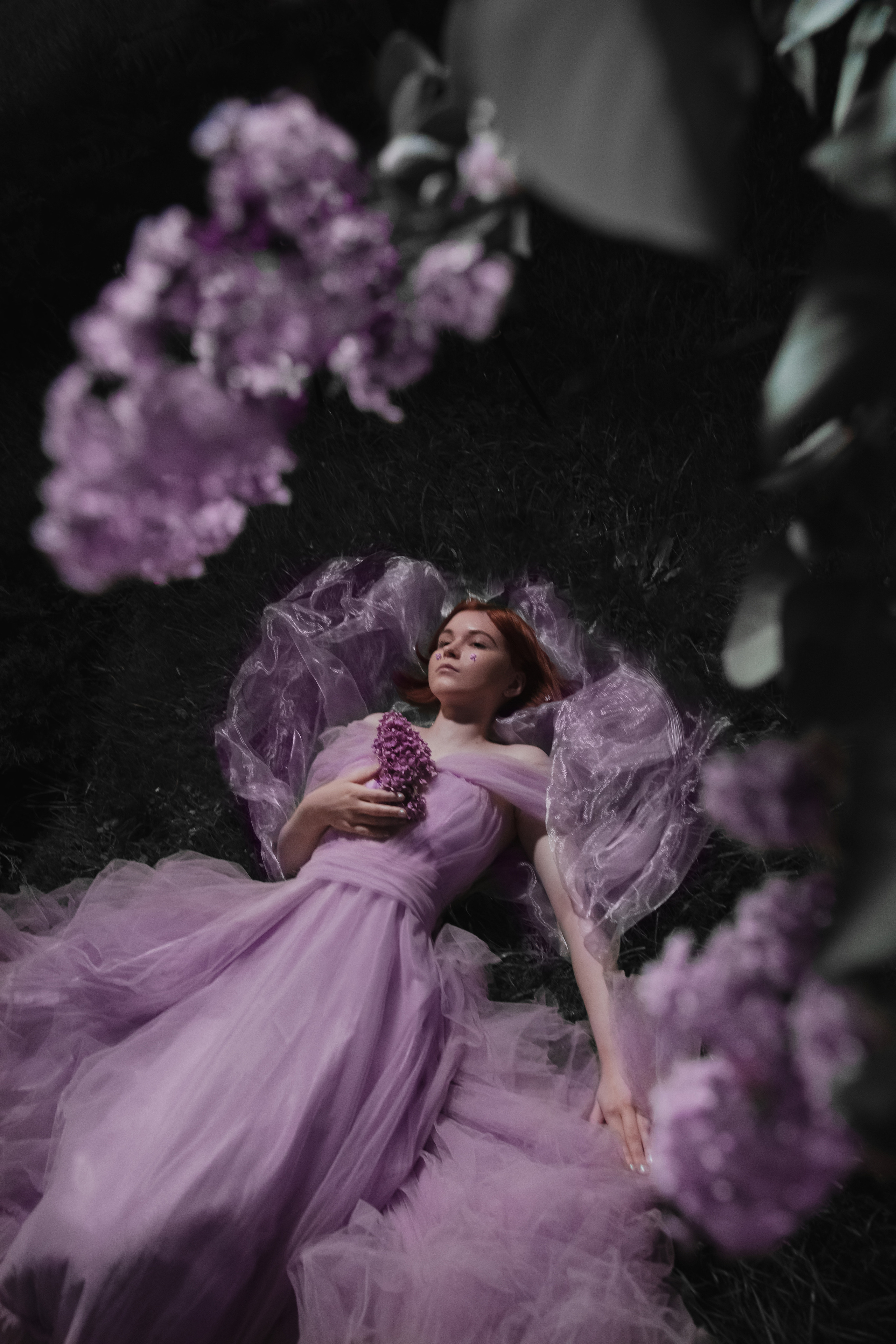 Ночная в сирени. Юлия Башкатова, сказочный фотограф, Москва