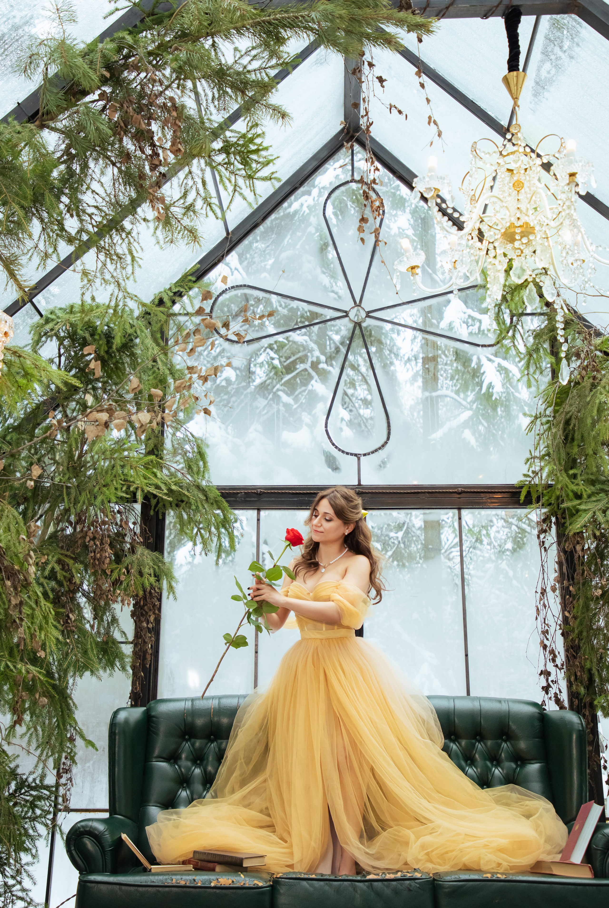 Белль из «Красавица и чудовище». Юлия Башкатова, сказочный фотограф, Москва