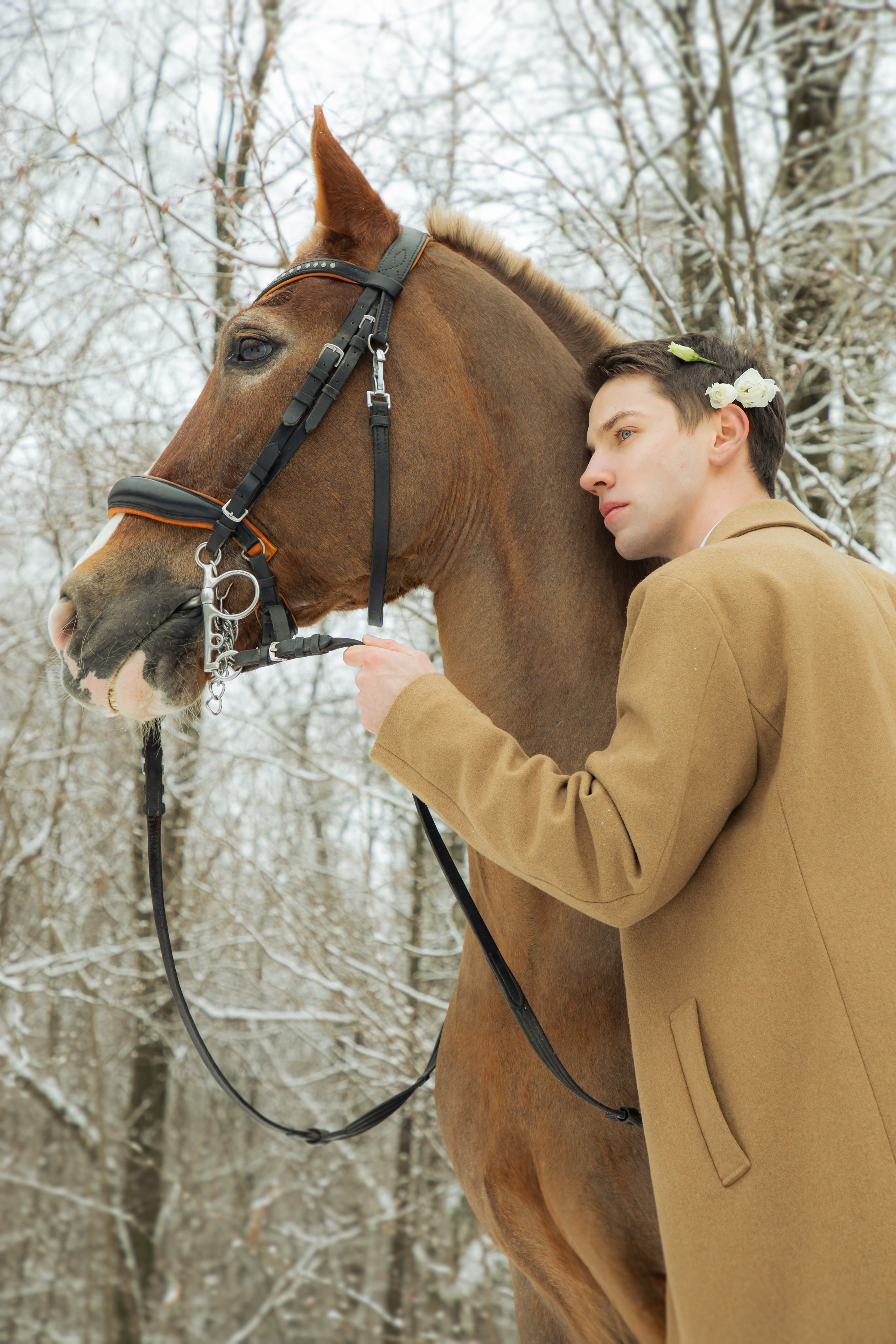 Иван, фотопроект с лошадьми. Юлия Башкатова, сказочный фотограф, Москва