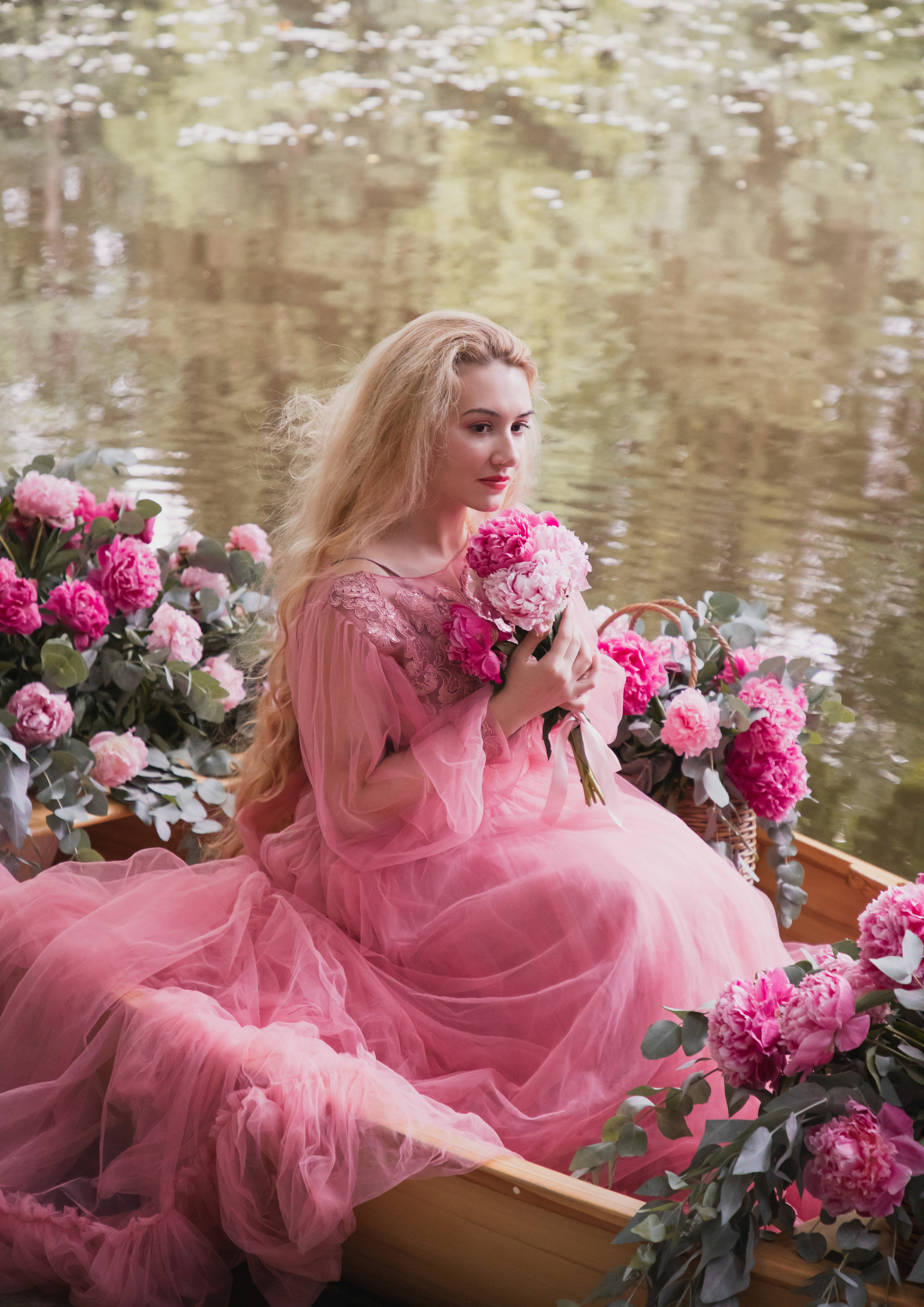 Сказочная лодка с цветами. Юлия Башкатова, сказочный фотограф, Москва
