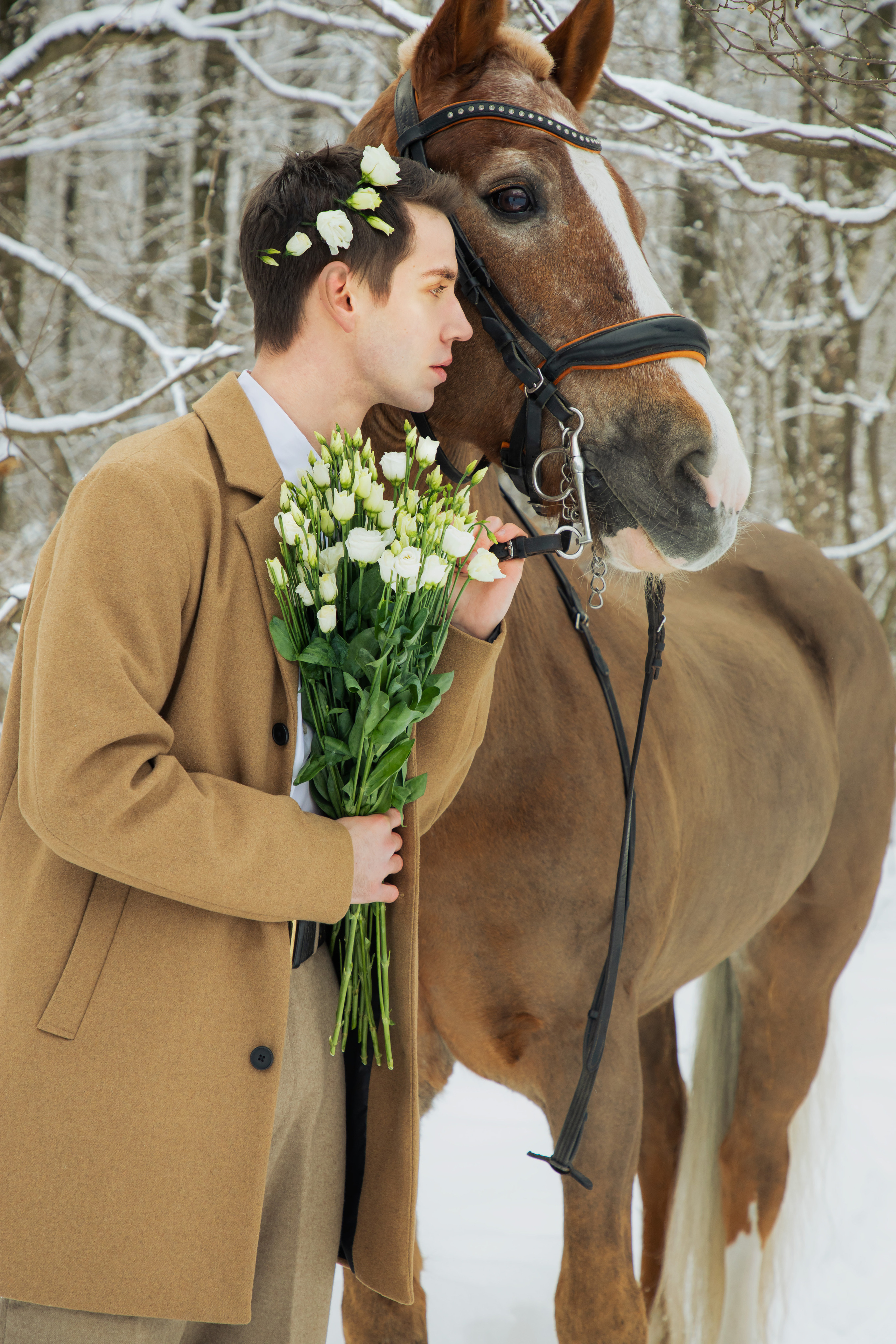 Иван, фотопроект с лошадьми. Юлия Башкатова, сказочный фотограф, Москва