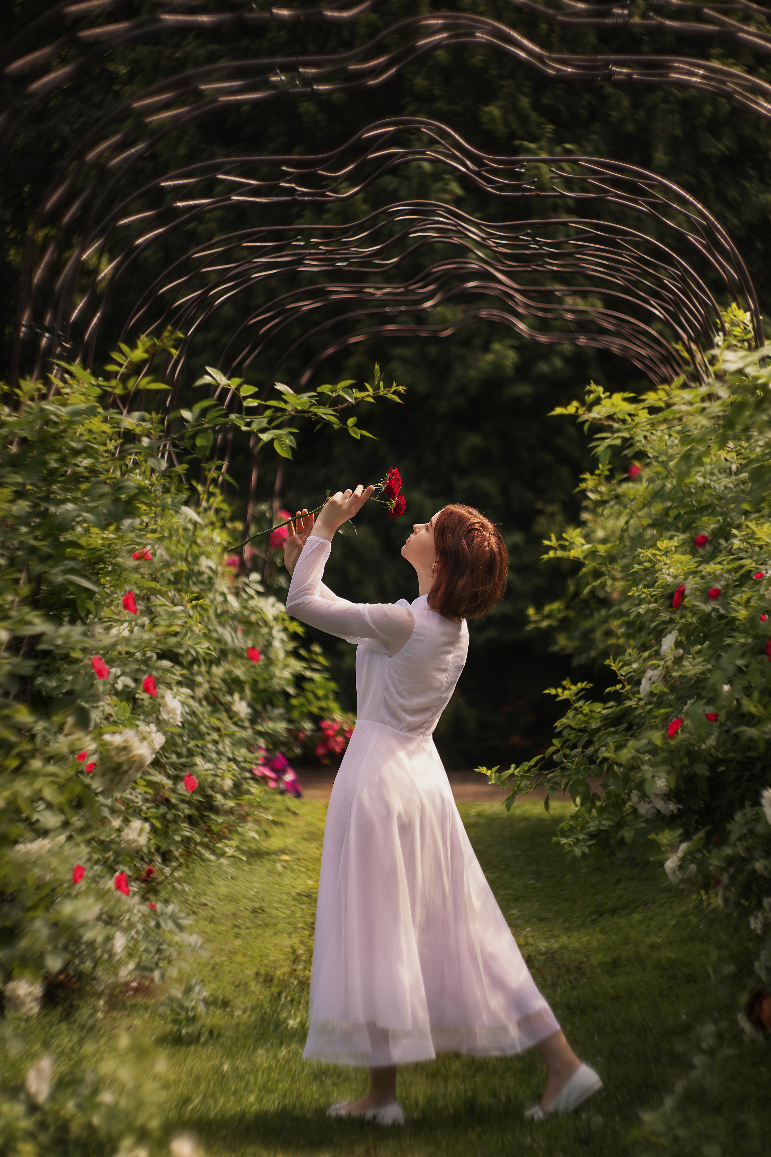 Летом в розарии. Юлия Башкатова, сказочный фотограф, Москва