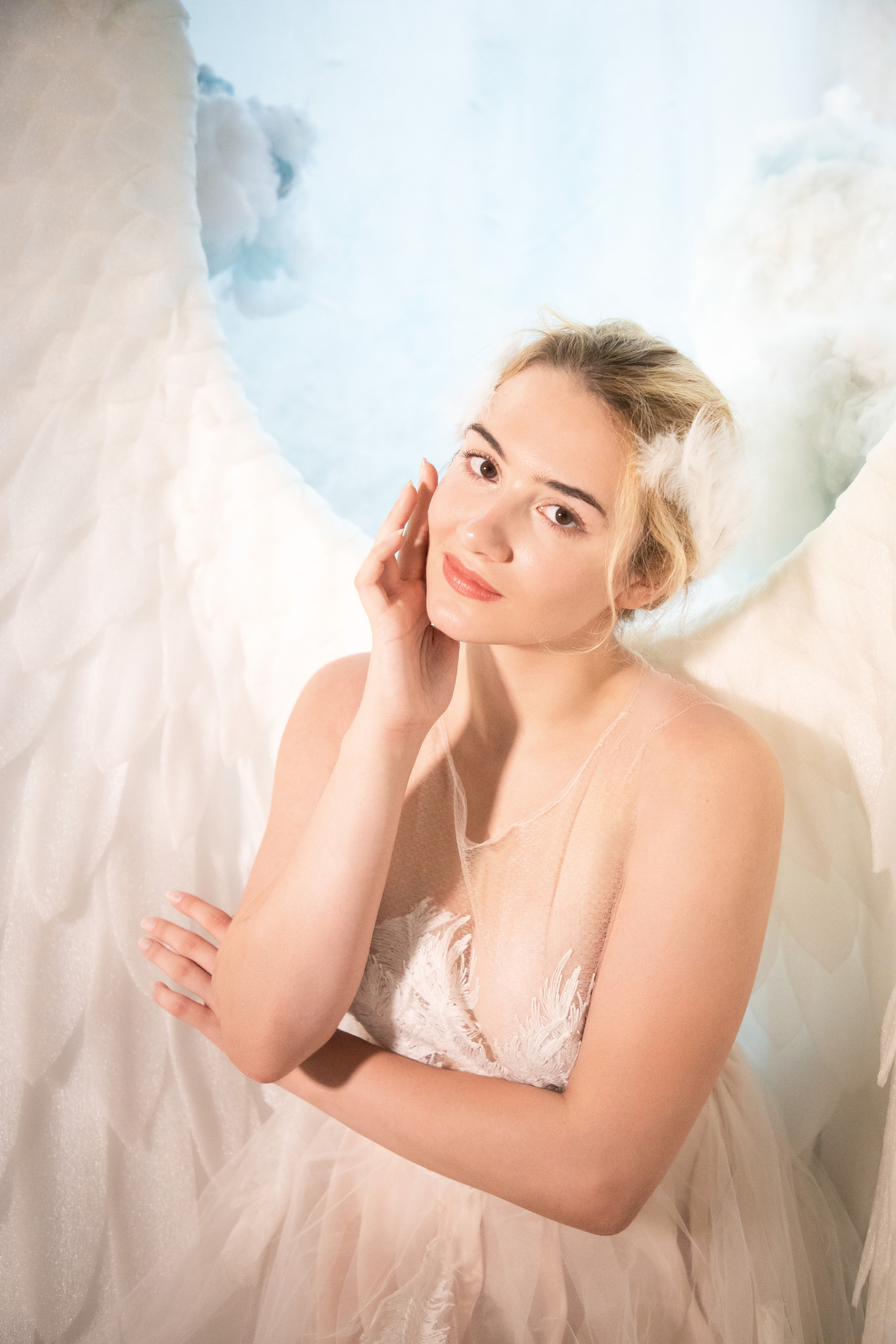 Ангел, богиня Ника. Юлия Башкатова, сказочный фотограф, Москва