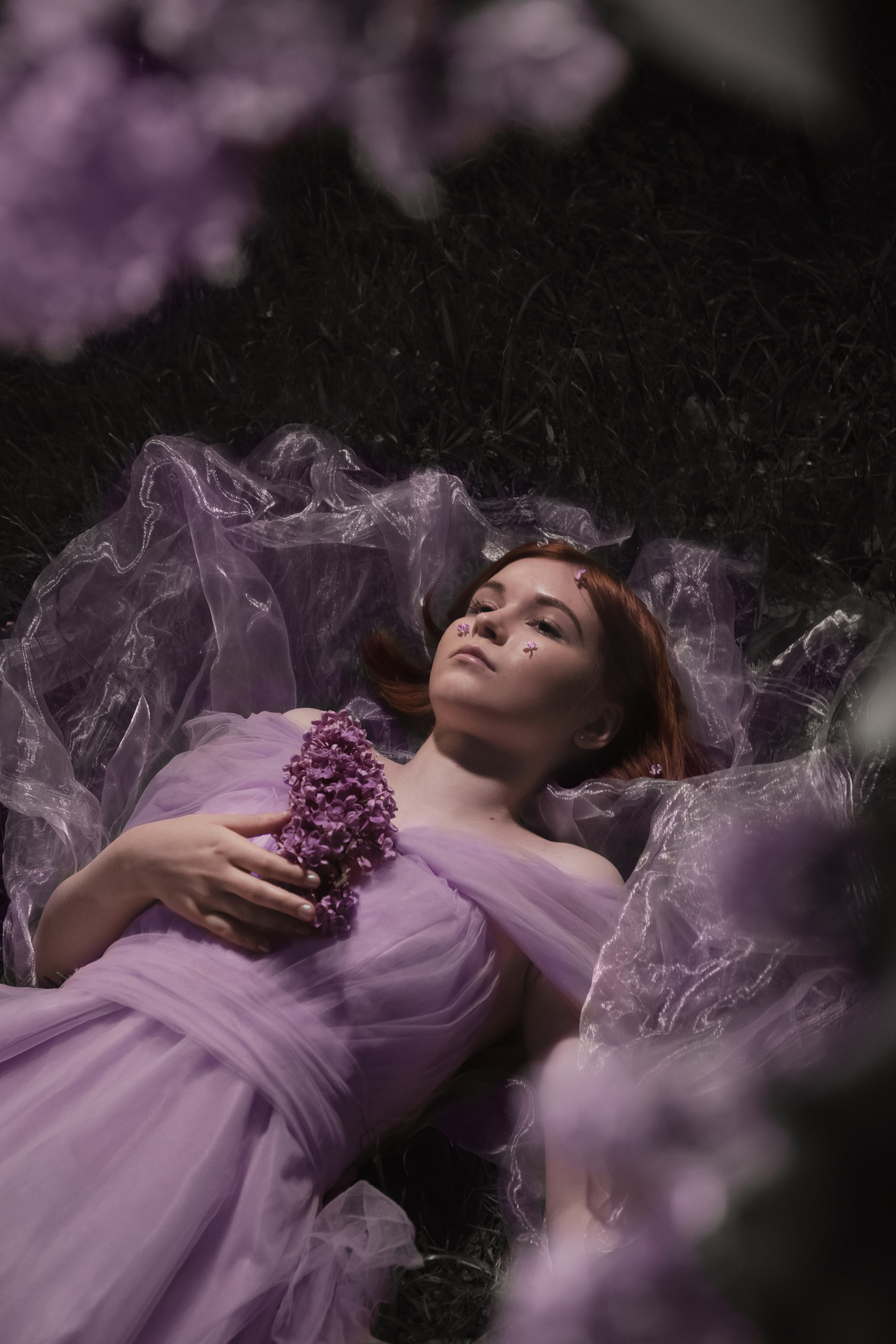 Ночная в сирени. Юлия Башкатова, сказочный фотограф, Москва