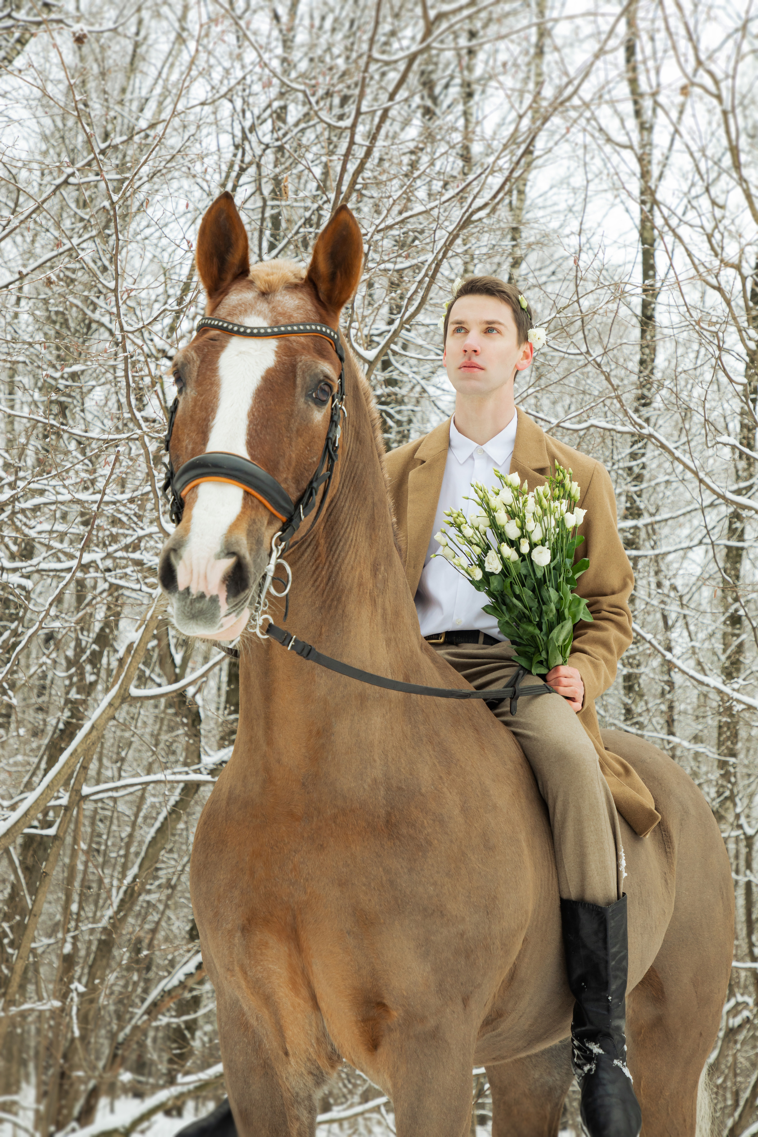 Иван, фотопроект с лошадьми. Юлия Башкатова, сказочный фотограф, Москва