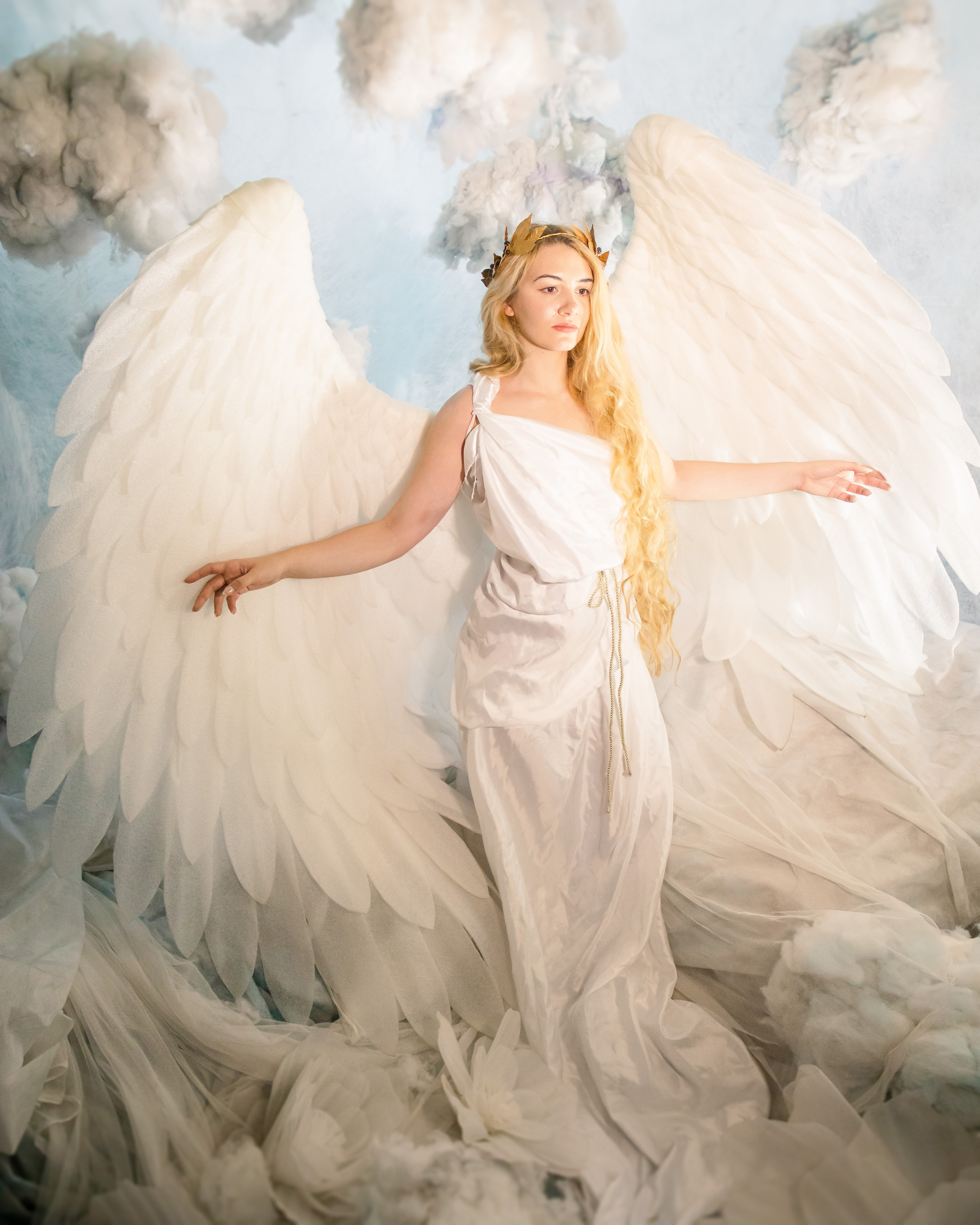 Ангел, богиня Ника. Юлия Башкатова, сказочный фотограф, Москва