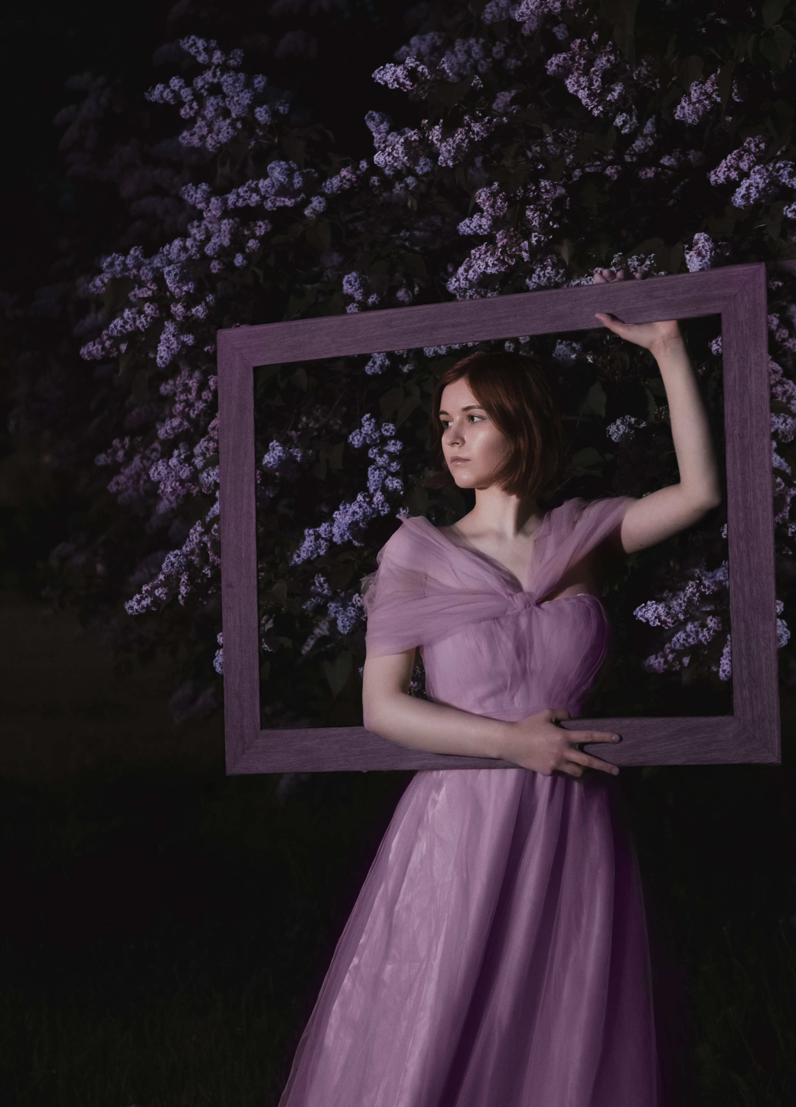 Ночная в сирени. Юлия Башкатова, сказочный фотограф, Москва