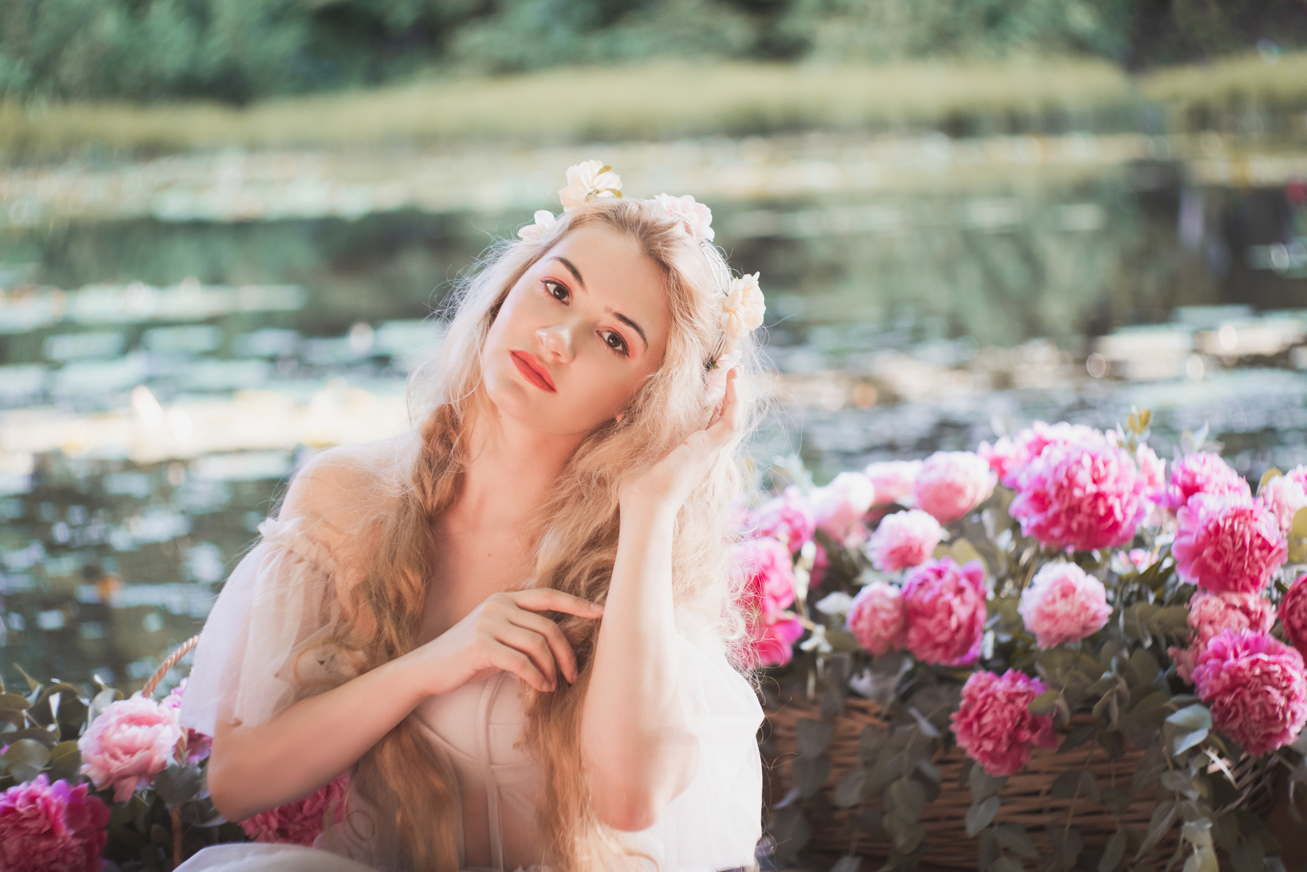 Сказочная лодка с цветами. Юлия Башкатова, сказочный фотограф, Москва