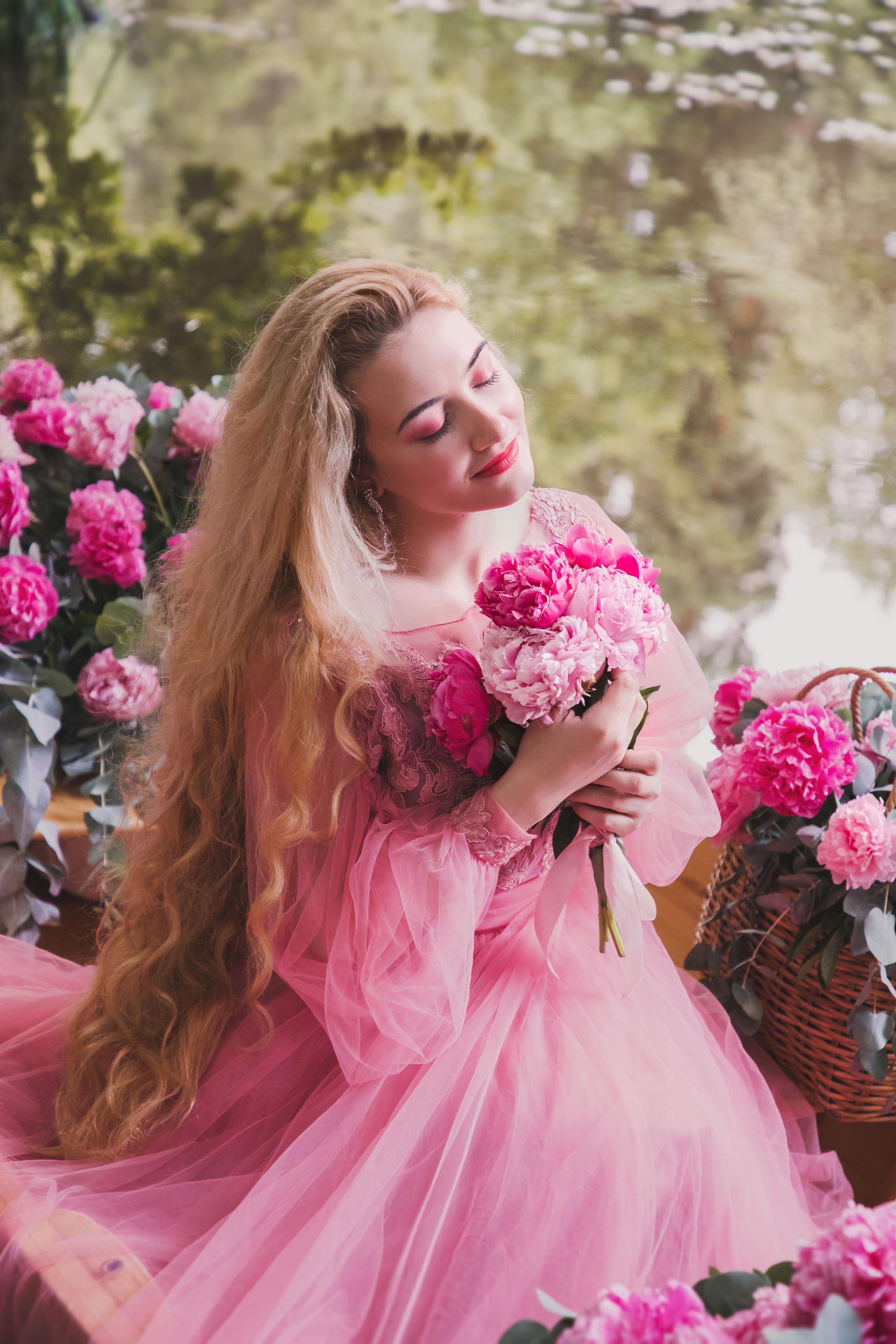 Сказочная лодка с цветами. Юлия Башкатова, сказочный фотограф, Москва