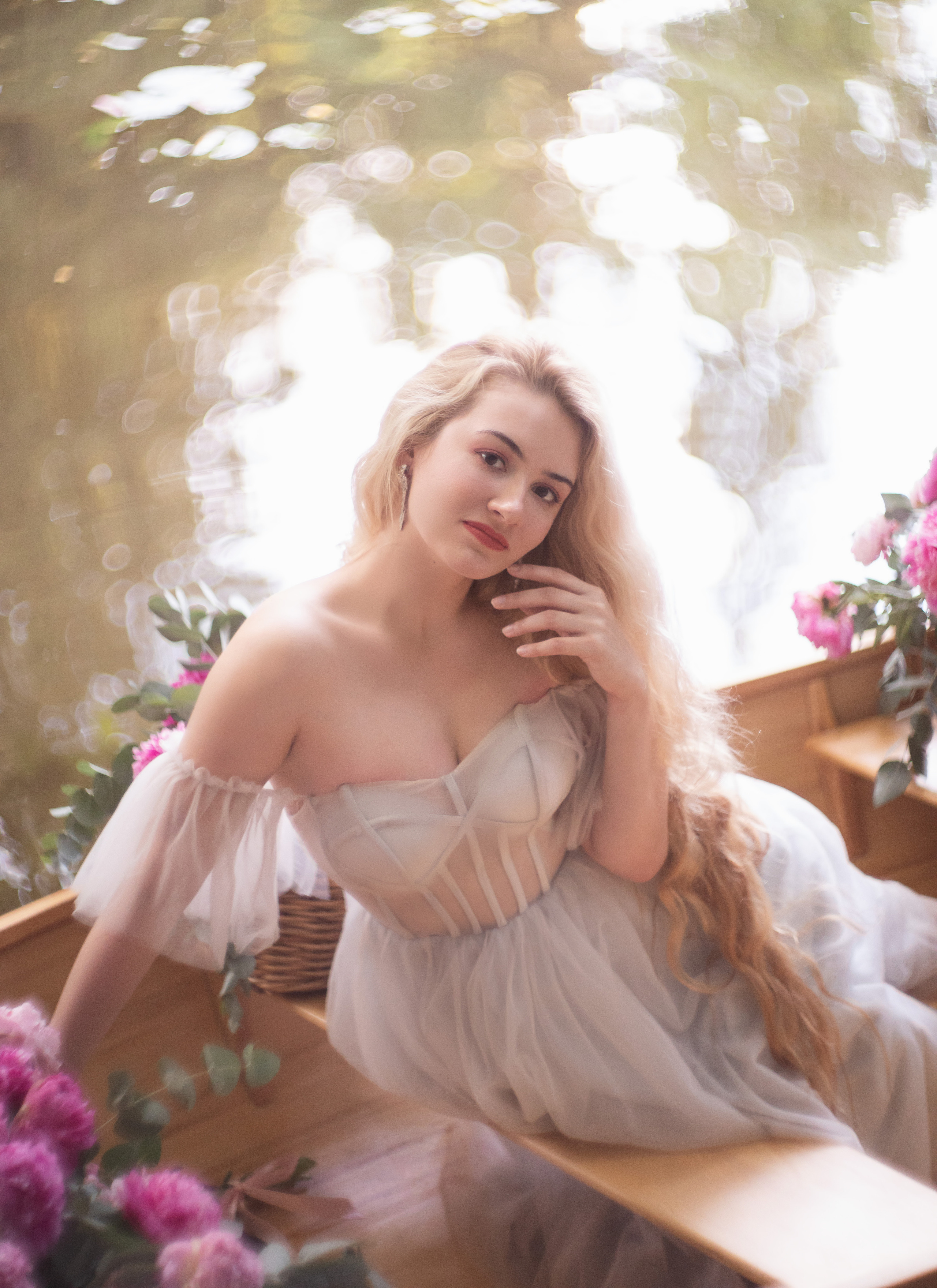 Сказочная лодка с цветами. Юлия Башкатова, сказочный фотограф, Москва