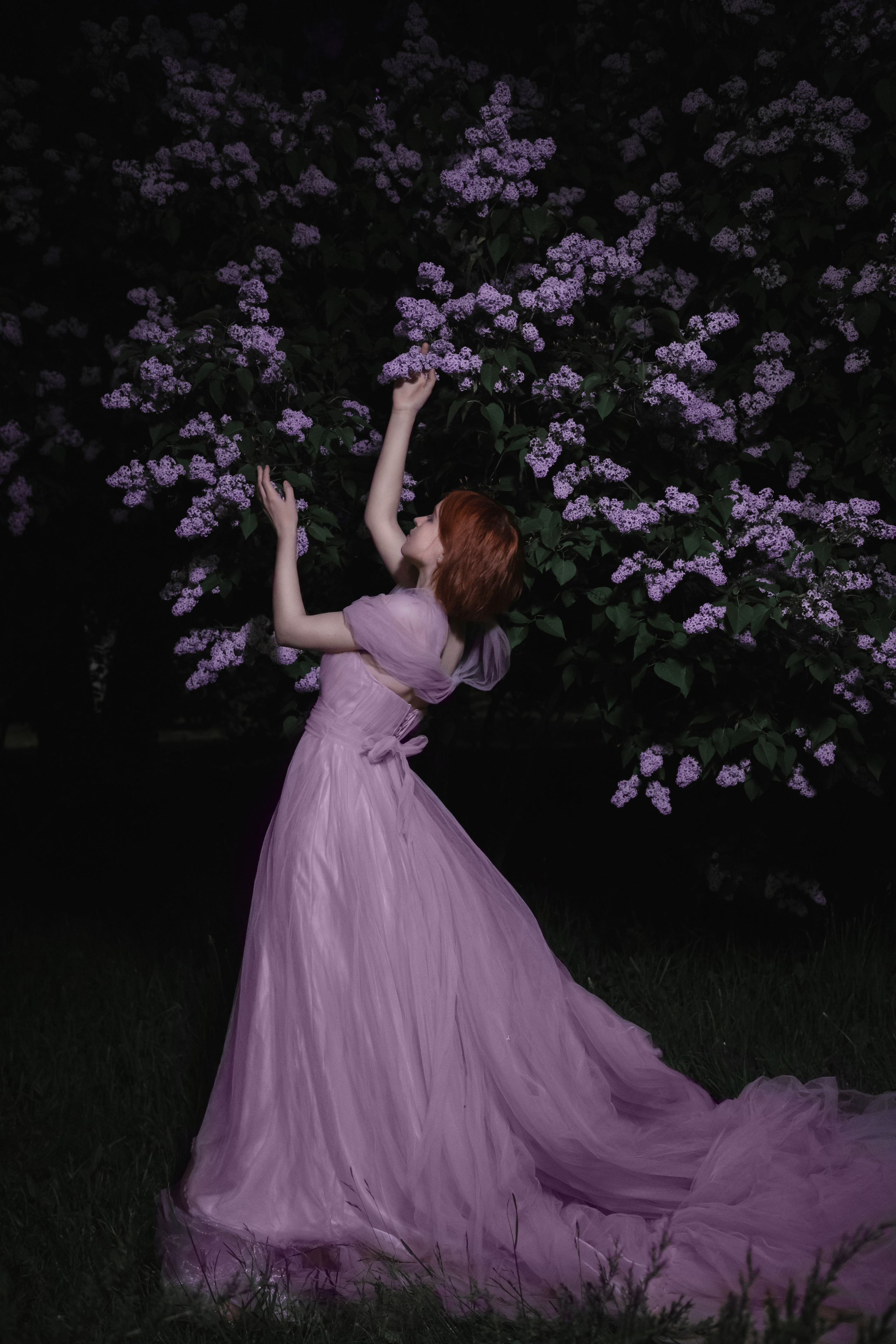 Ночная в сирени. Юлия Башкатова, сказочный фотограф, Москва