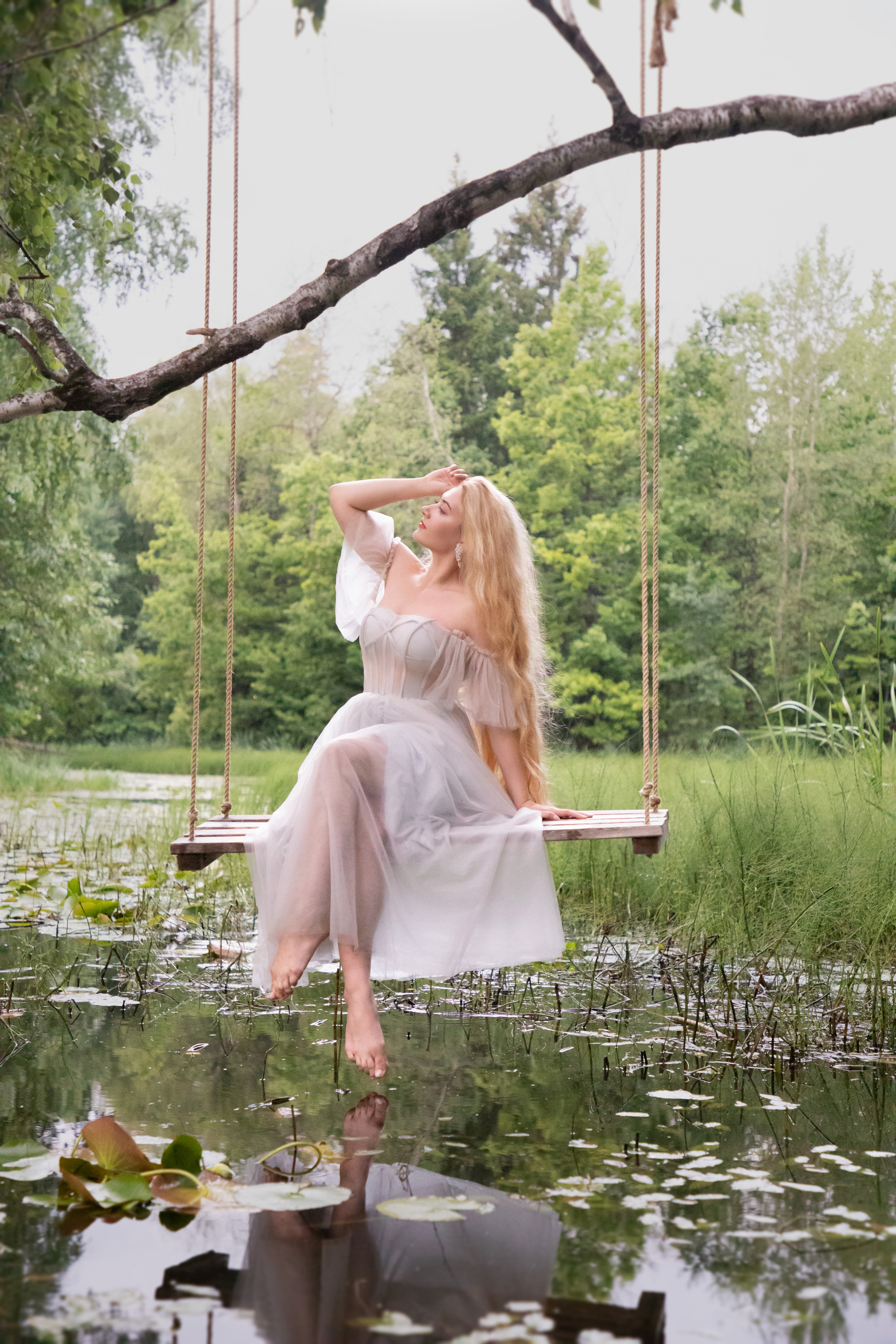 Сказочная лодка с цветами. Юлия Башкатова, сказочный фотограф, Москва