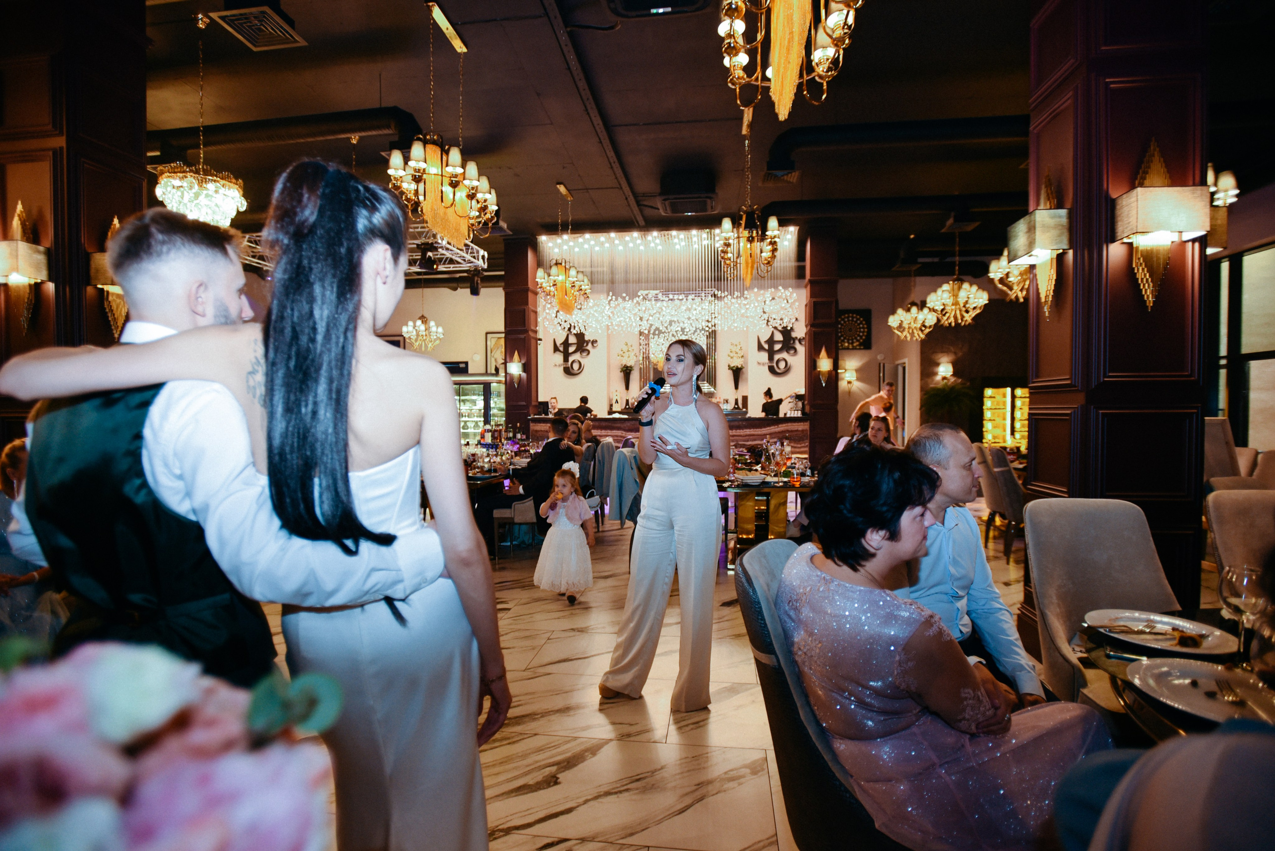 Виктор и Ангелина Банкет на 100 гостей Ресторан Segreto. Фотограф Лола Волна, город Москва