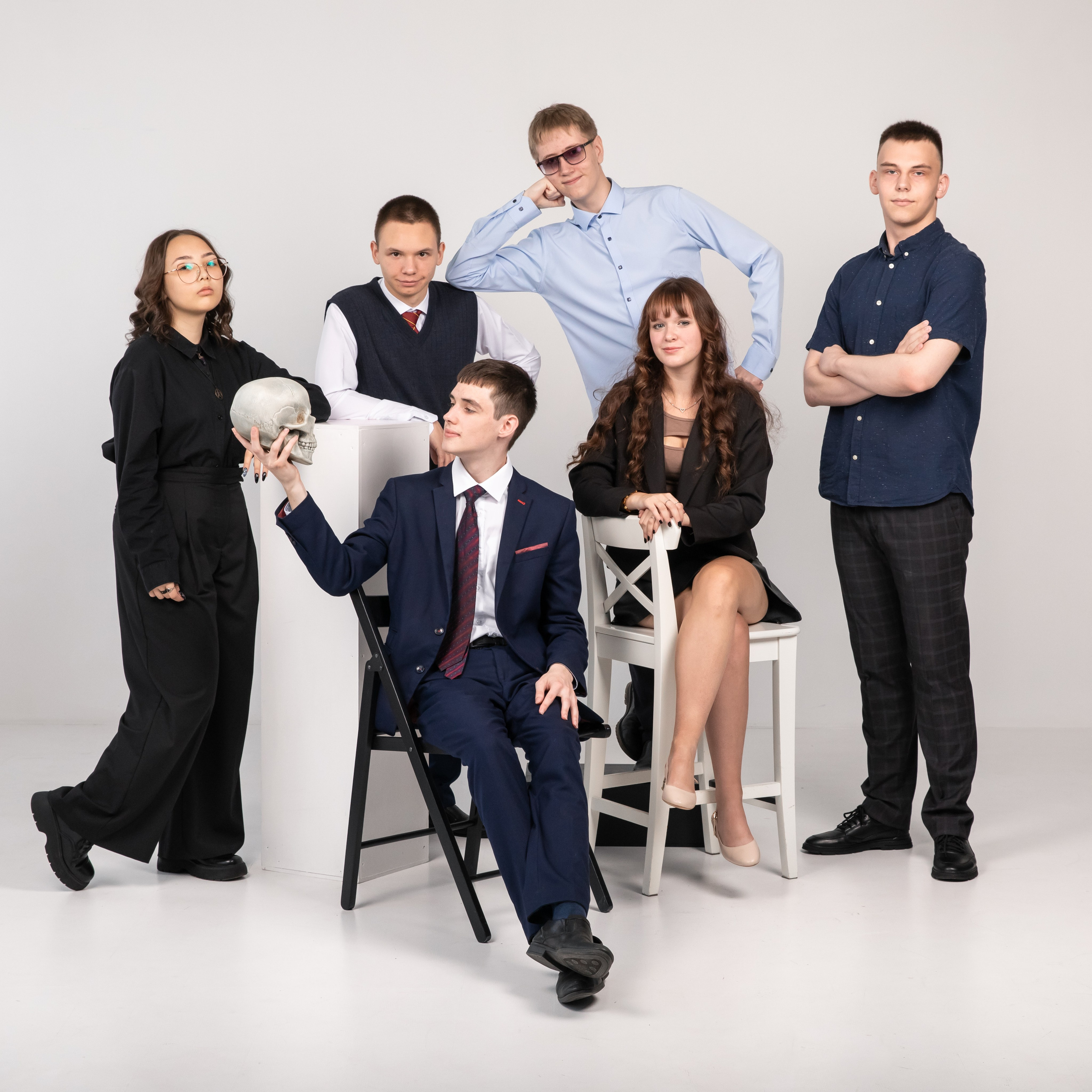 Групповые фото для старших классов в фотостудии. Выпускные альбомы Евгении Виноградовой г. Липецк