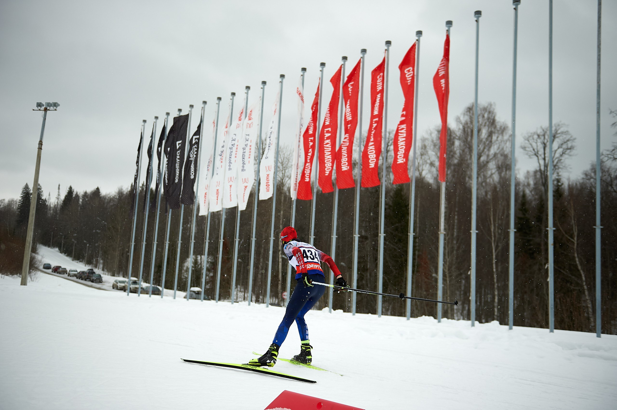 Всероссийские соревнования по лыжным гонкам «Пионерская правда». Ижевс. Спортивный репортажный фотограф в Ижевске Сергей Мерзляков
