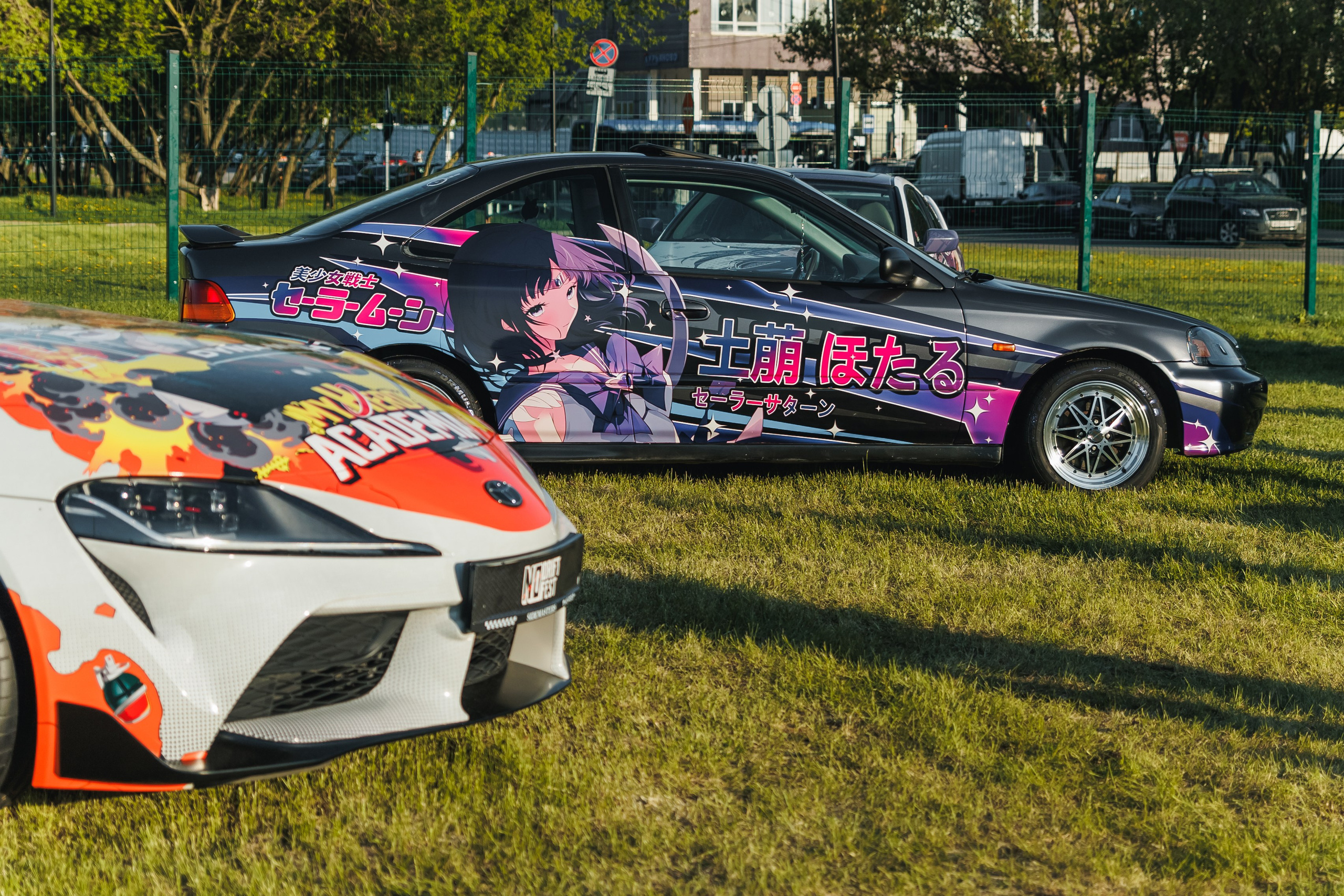 Выставка и дрифт машин. Репортажный фотограф. Москва. Алина Ланская