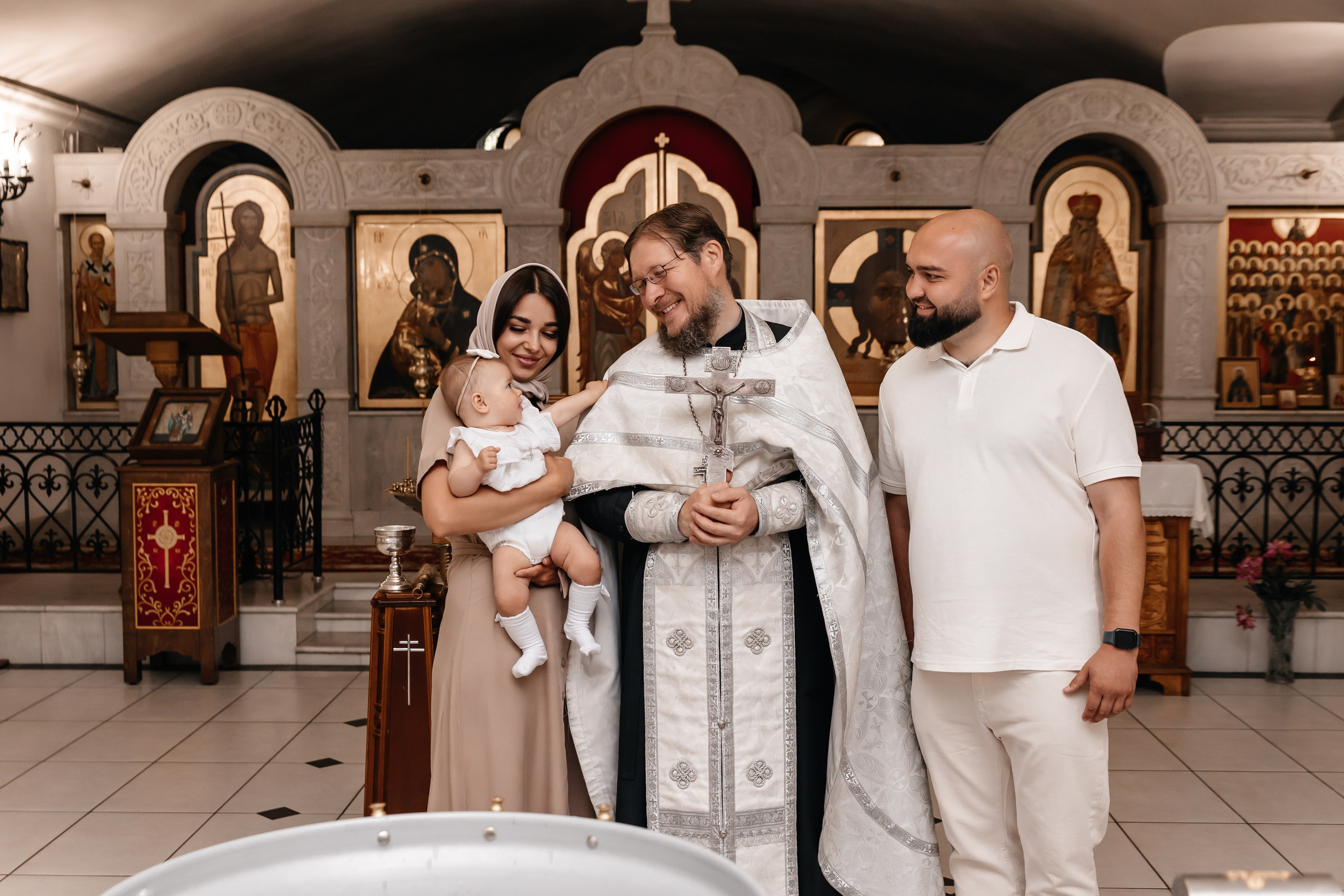 Крещение Ксении. Семейный фотограф Минск Усова Ольга
