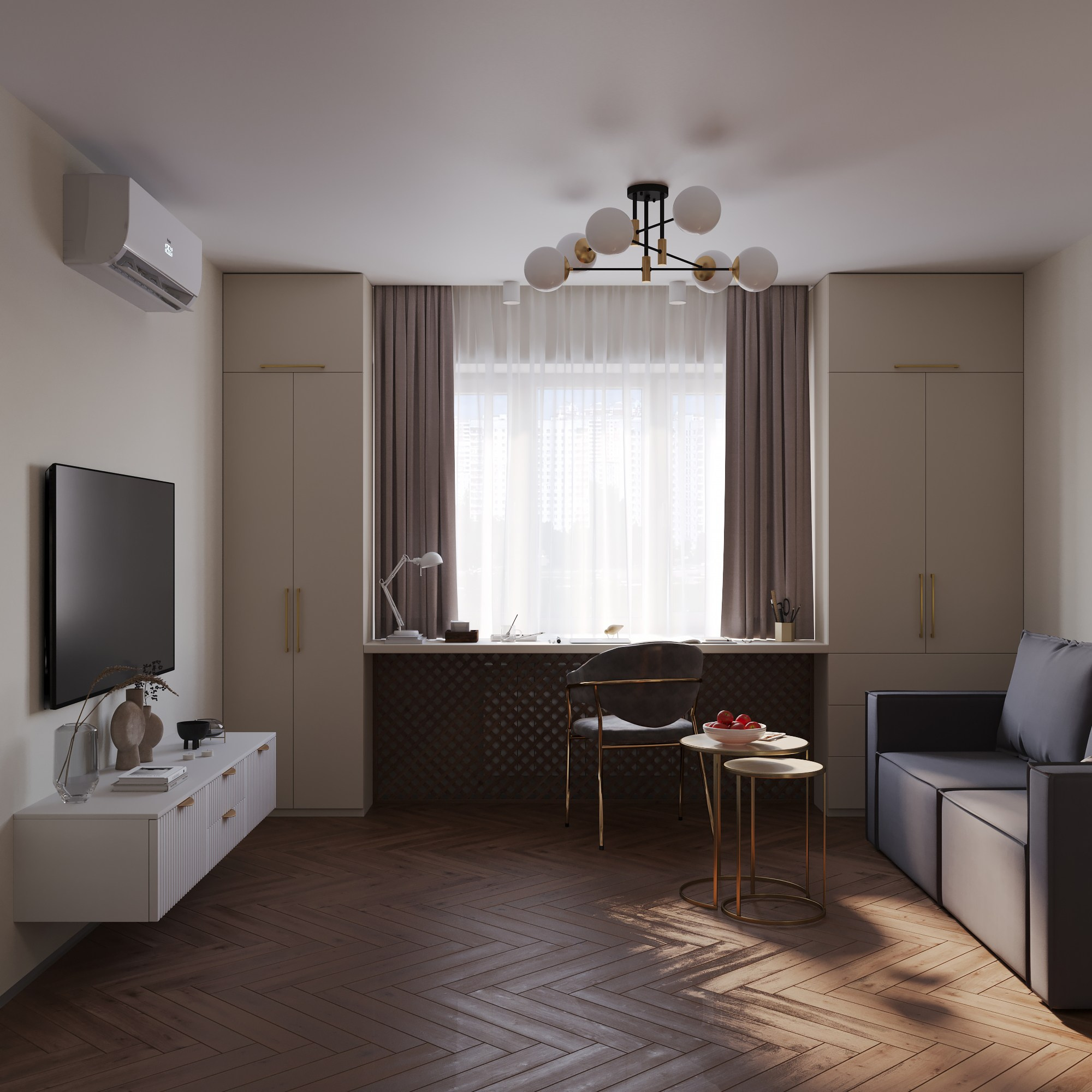 Квартира 35 м² для девушки. Дизайн для каждого