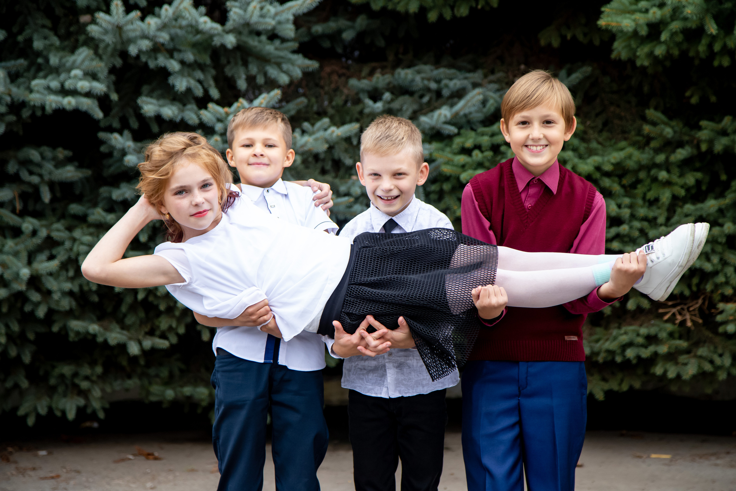 Школьная фотосессия для 4 класса. Выпускной альбом Шахты Ростов