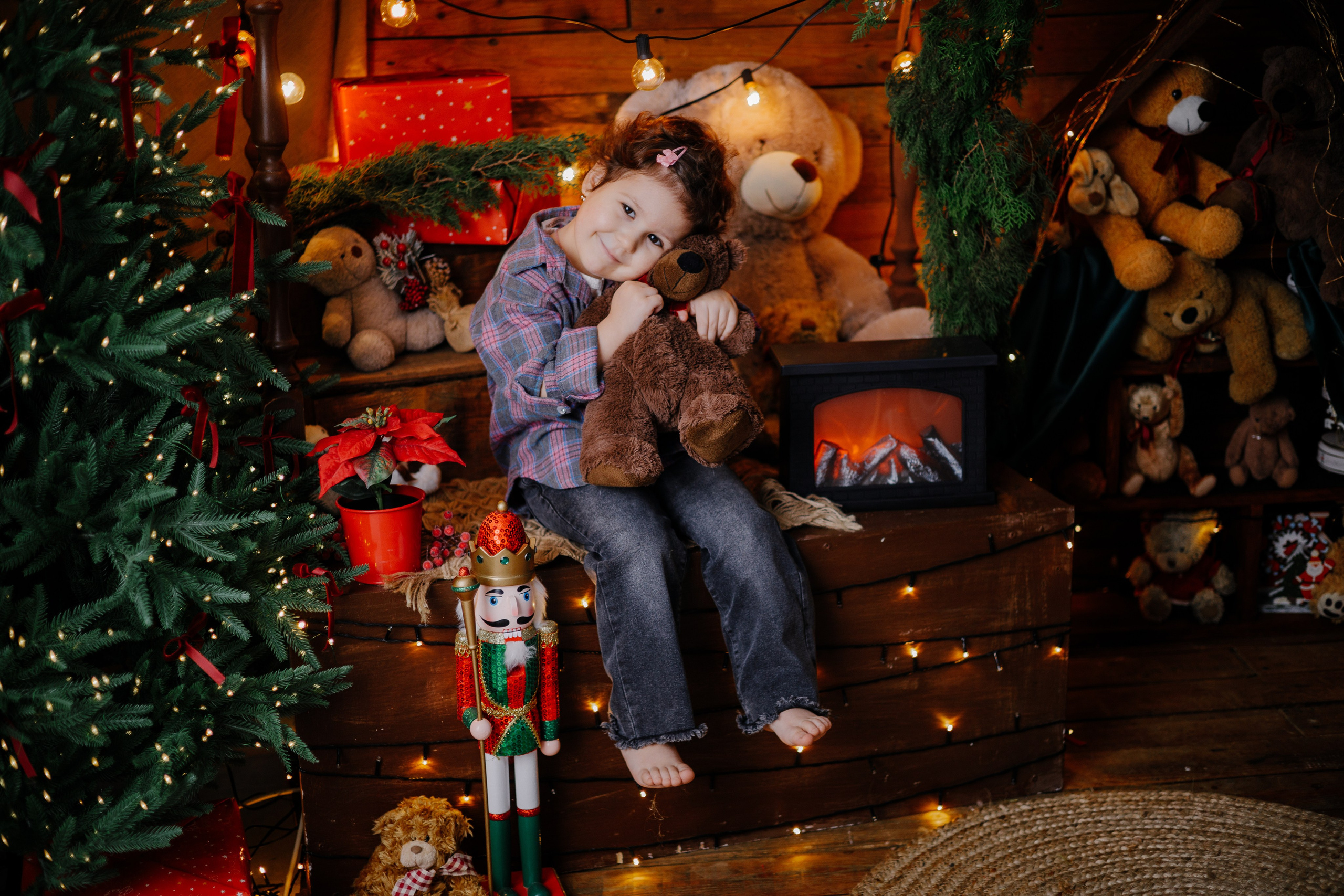 Новогодние съемки в студии Молоко в Туапсе Фотопроекты. Фотограф новорожденных и семей Туапсе Краснодарский край Анна Альтман