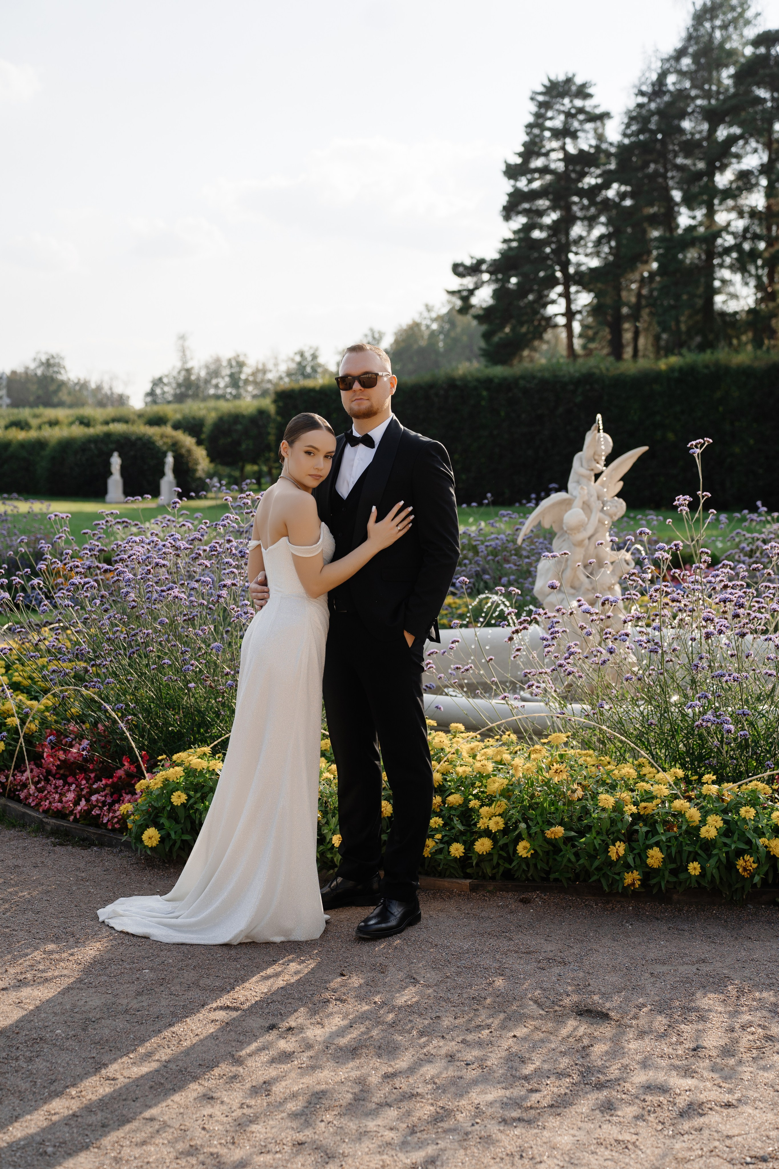 Свадебная фотосессия в парке Архангельское. Свадебный и семейный фотограф в Москве Светлана Зоткина