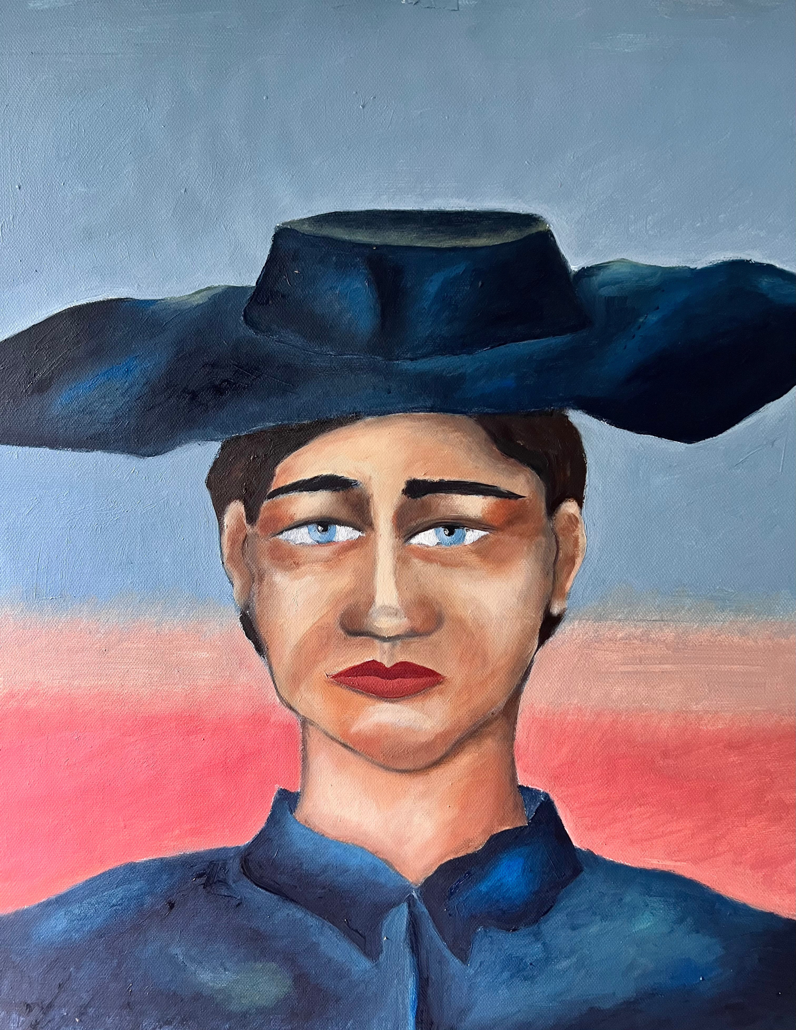 Shepherd. Lexa. Oil on canvas. 45x40 cm 2024