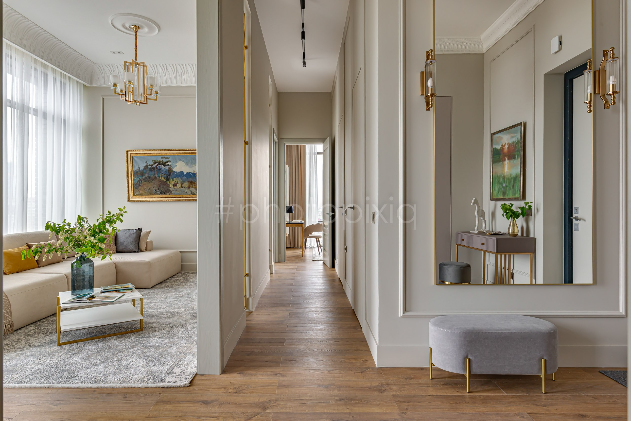 Интерьерная съёмка квартиры в Фили Сити. Интерьерная съёмка и виртуальные туры — Интерьерный фотограф Кузнецов Сергей (photopixiq)